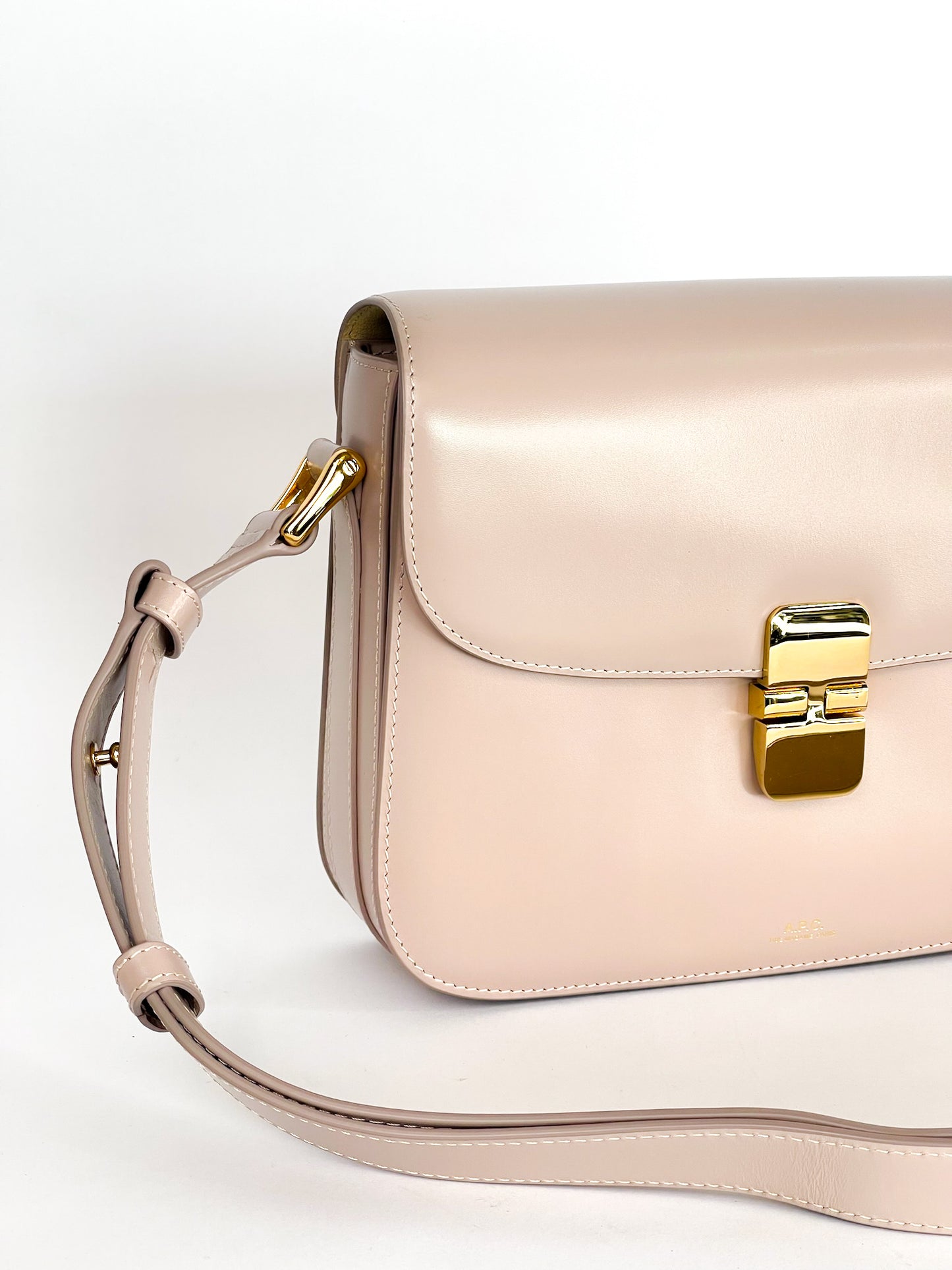 A.P.C. Grace Shoulder Bag Dusty Pink