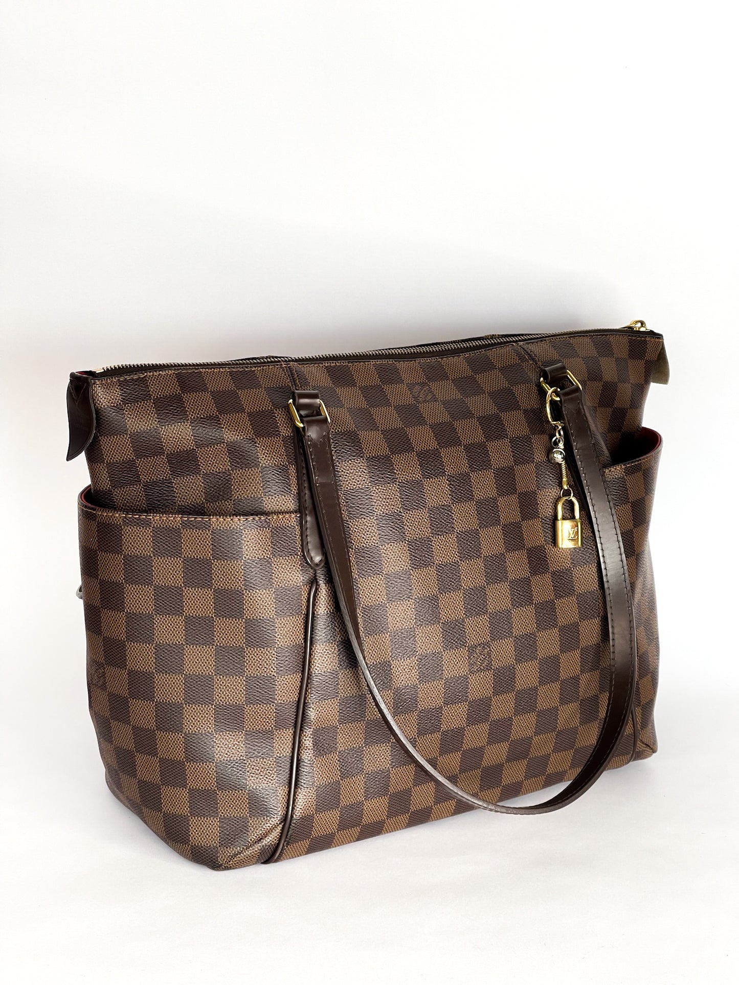 Louis Vuitton Damier Ebene Totally Mm Shoulder Bag