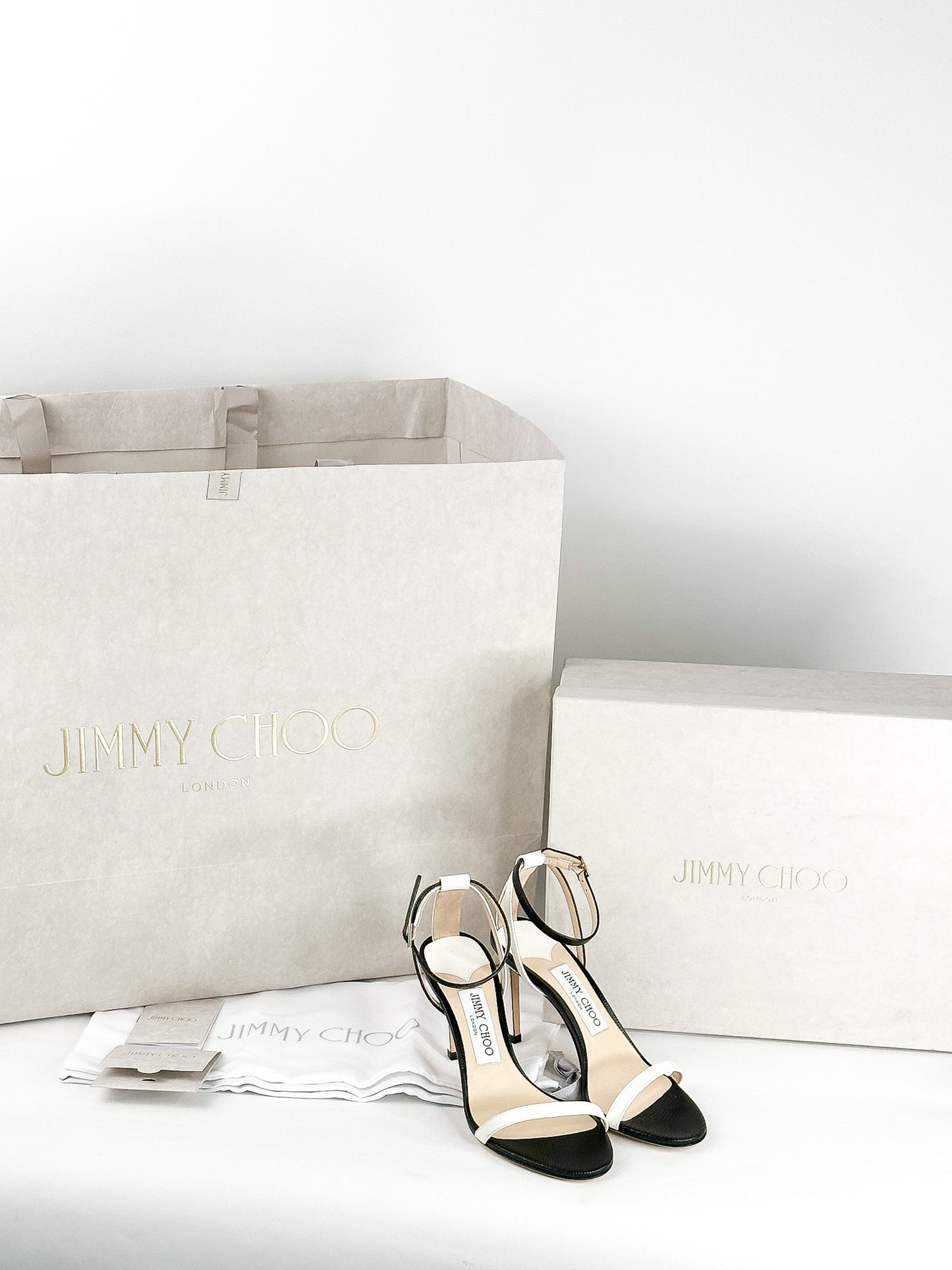 Jimmy Choo Minny Stiletto Sandals Size 36 1/2