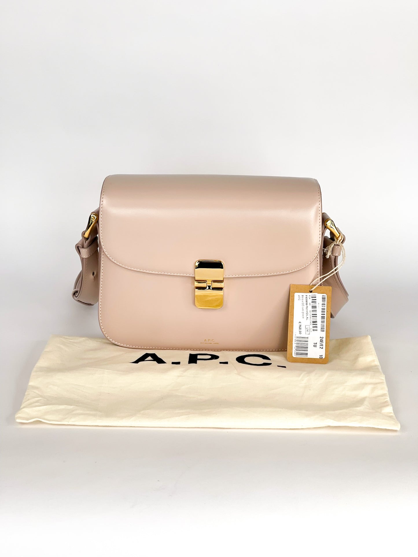 A.P.C. Grace Shoulder Bag Dusty Pink