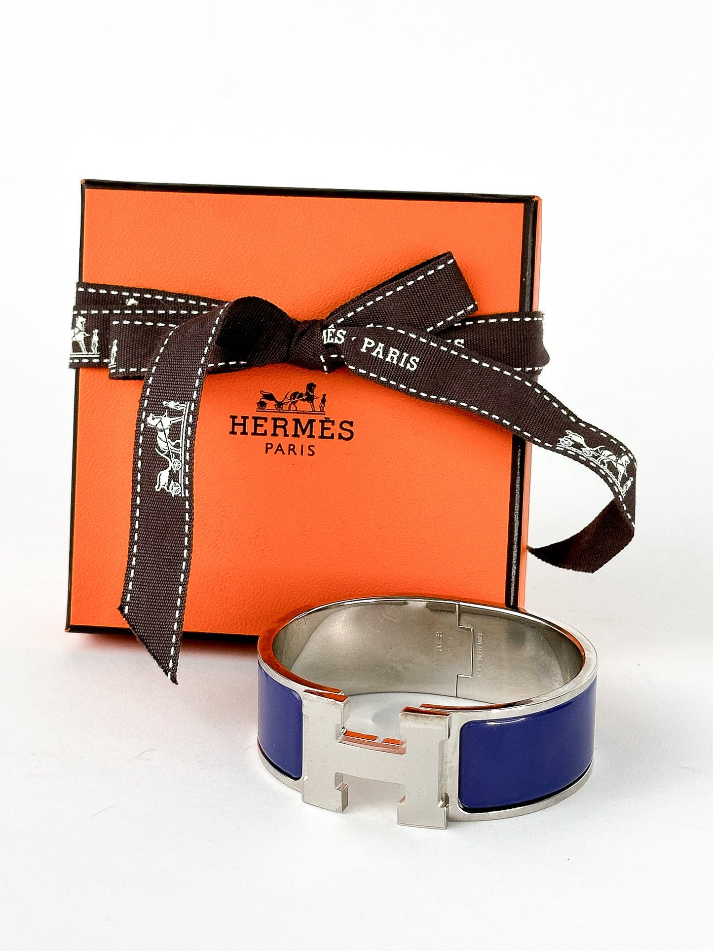 Hermes Enamel Clic Clac H Bracelet