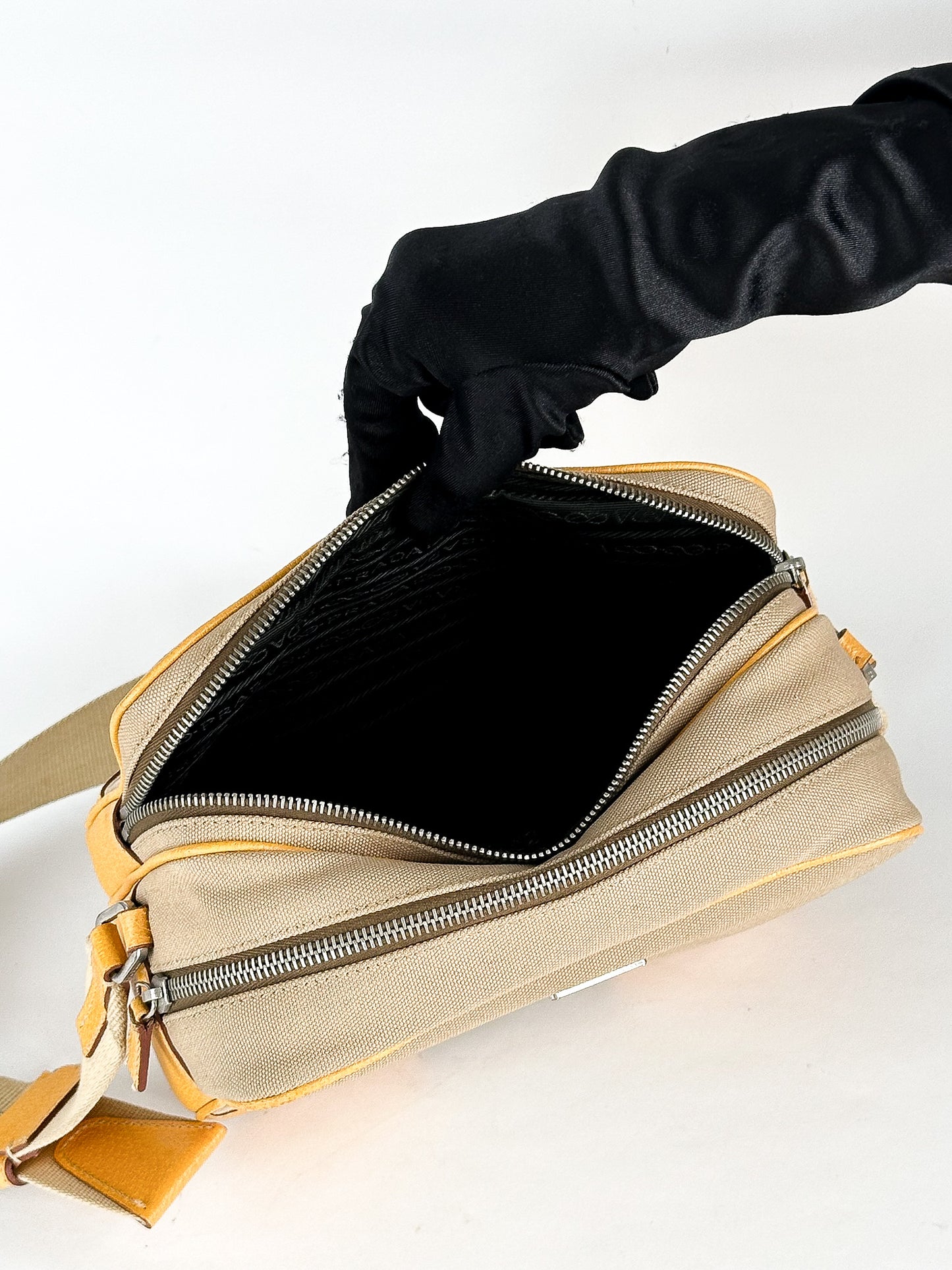 Prada Canapa Nylon Camera Bag