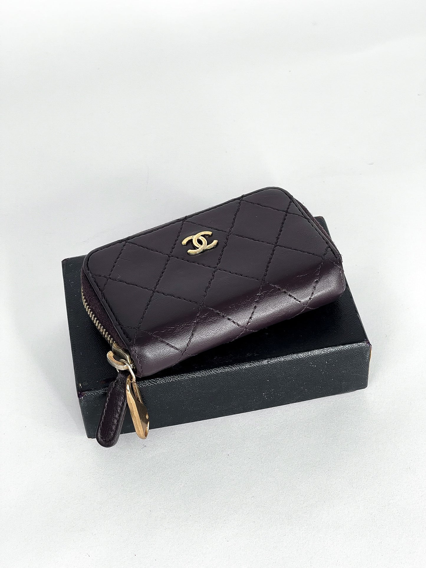 Chanel Zip Coin Purse / Card Holder