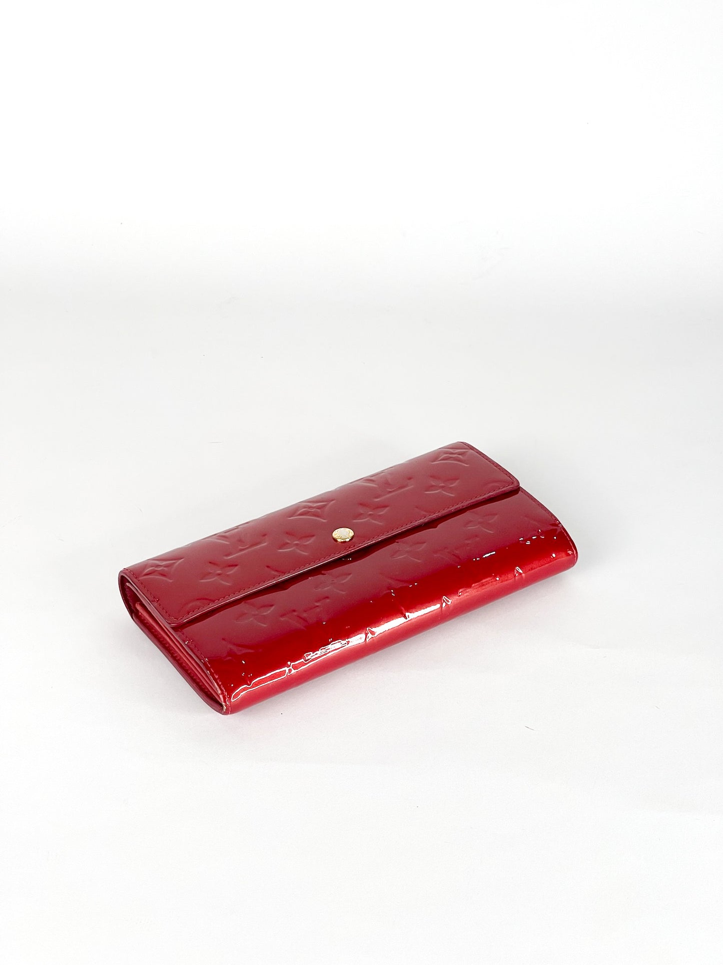 Louis Vuitton Vernis Sarah Wallet Long Wallet