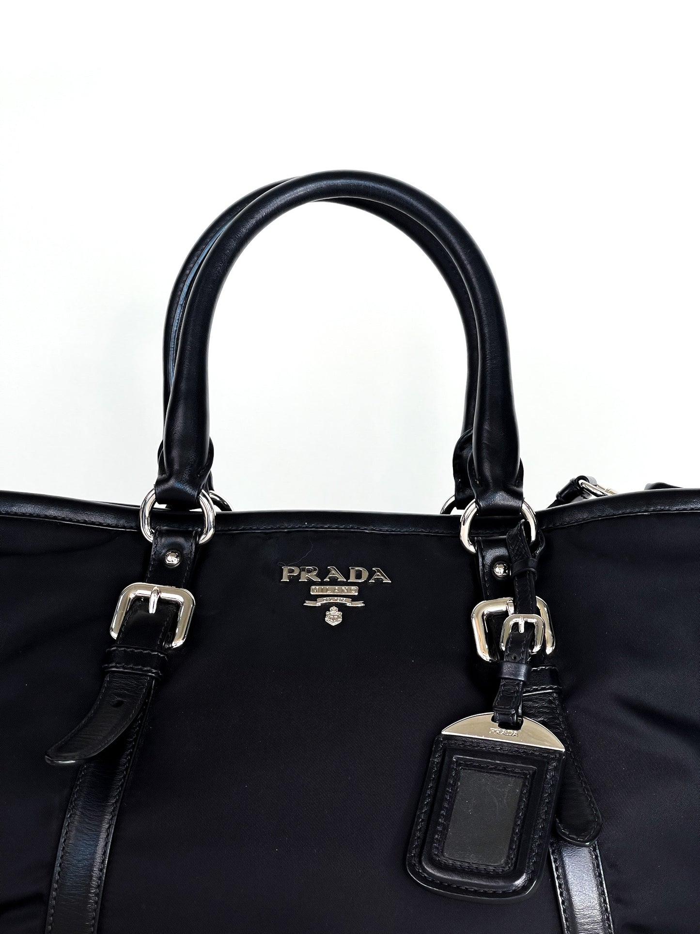 Prada Tessuto Nylon Two Way Bag