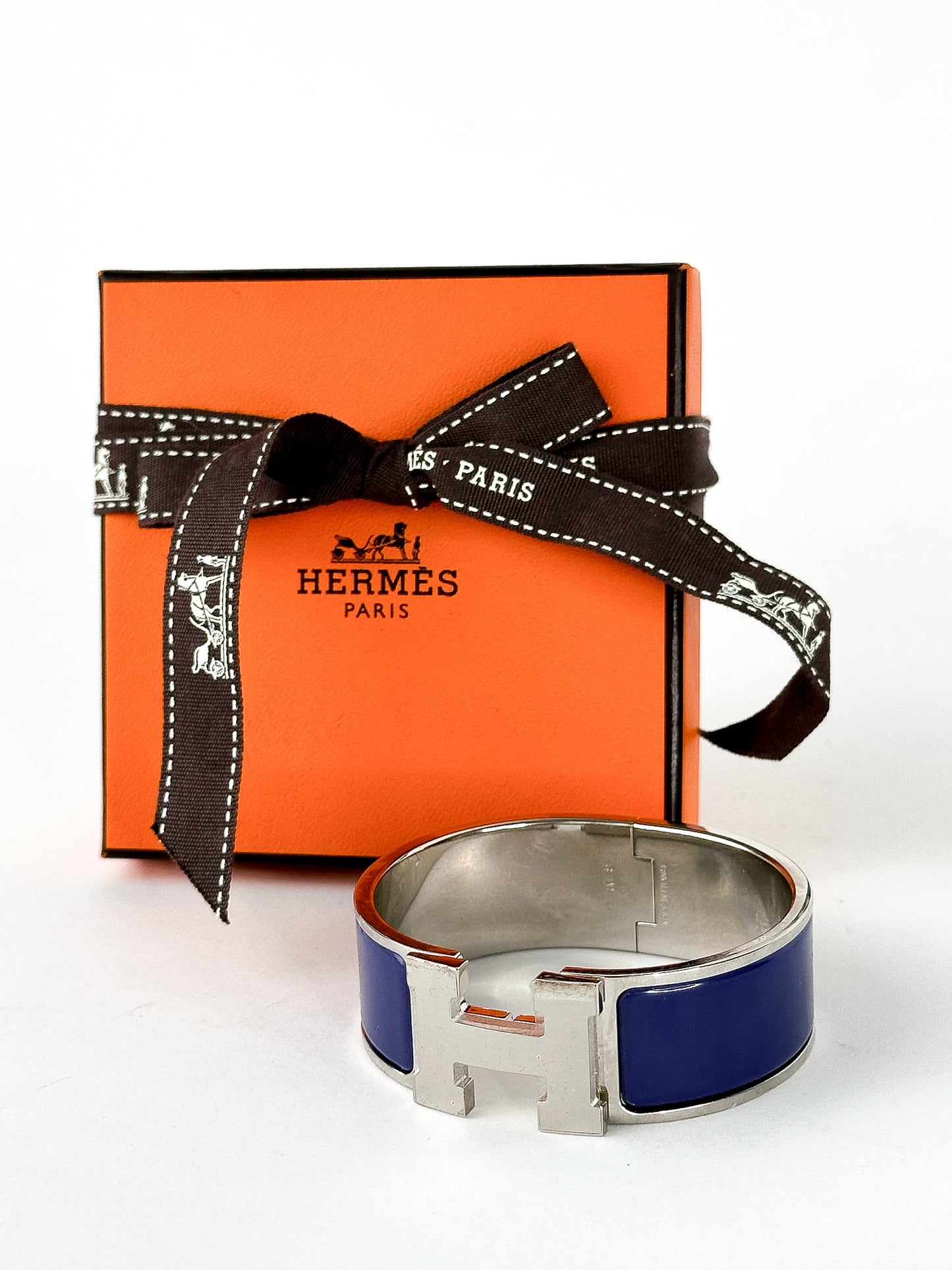 Hermes Enamel Clic Clac H Bracelet