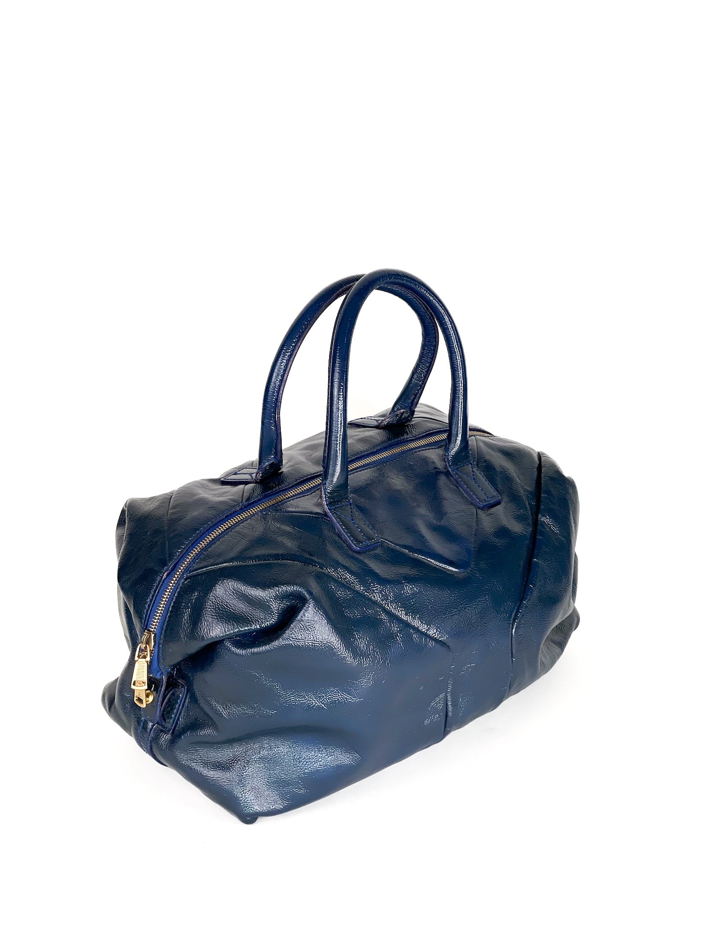 Yves Saint Laurent Y Patent Leather Tote Bag