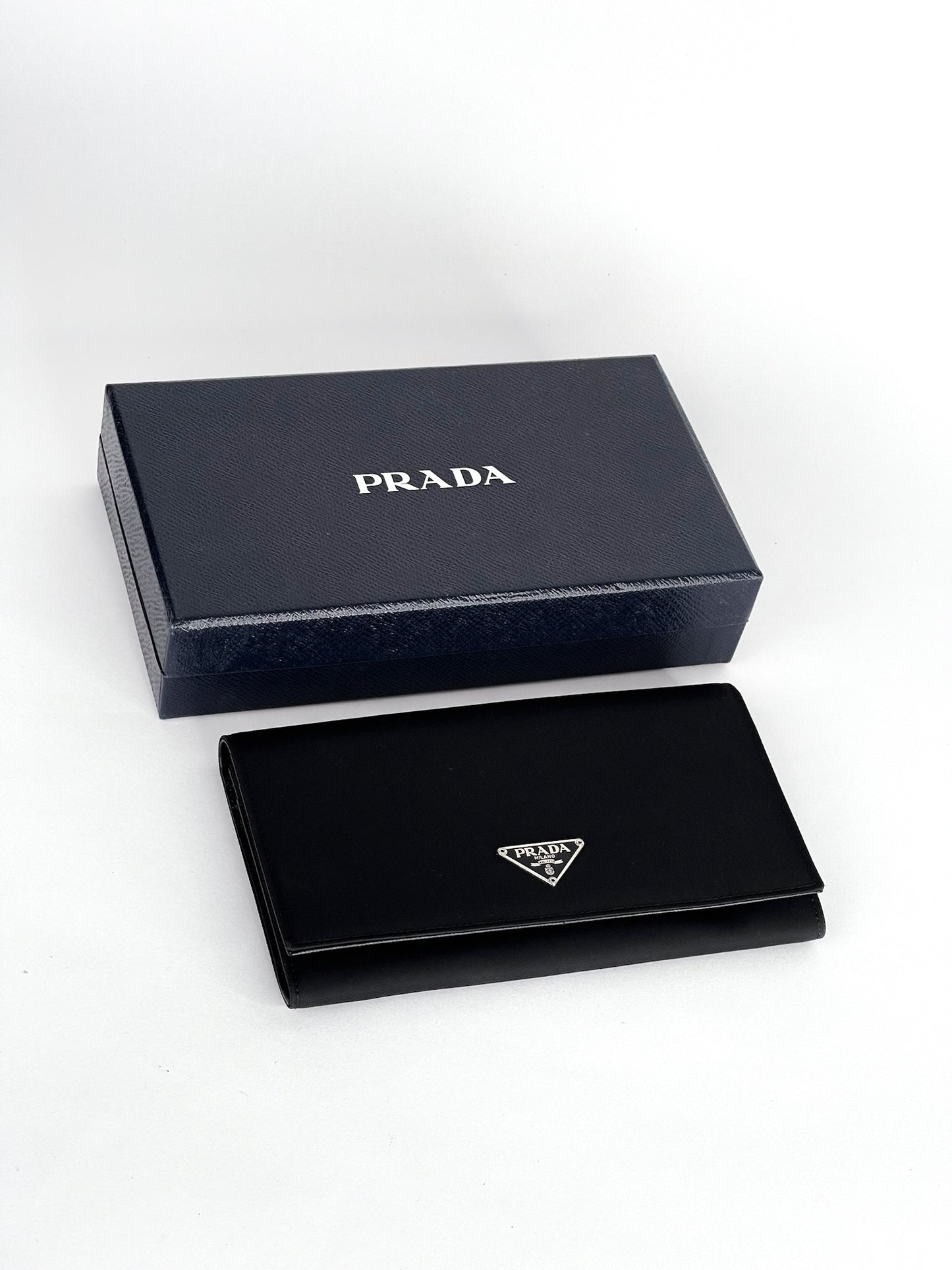 Prada Tessuto Nylon Long Wallet