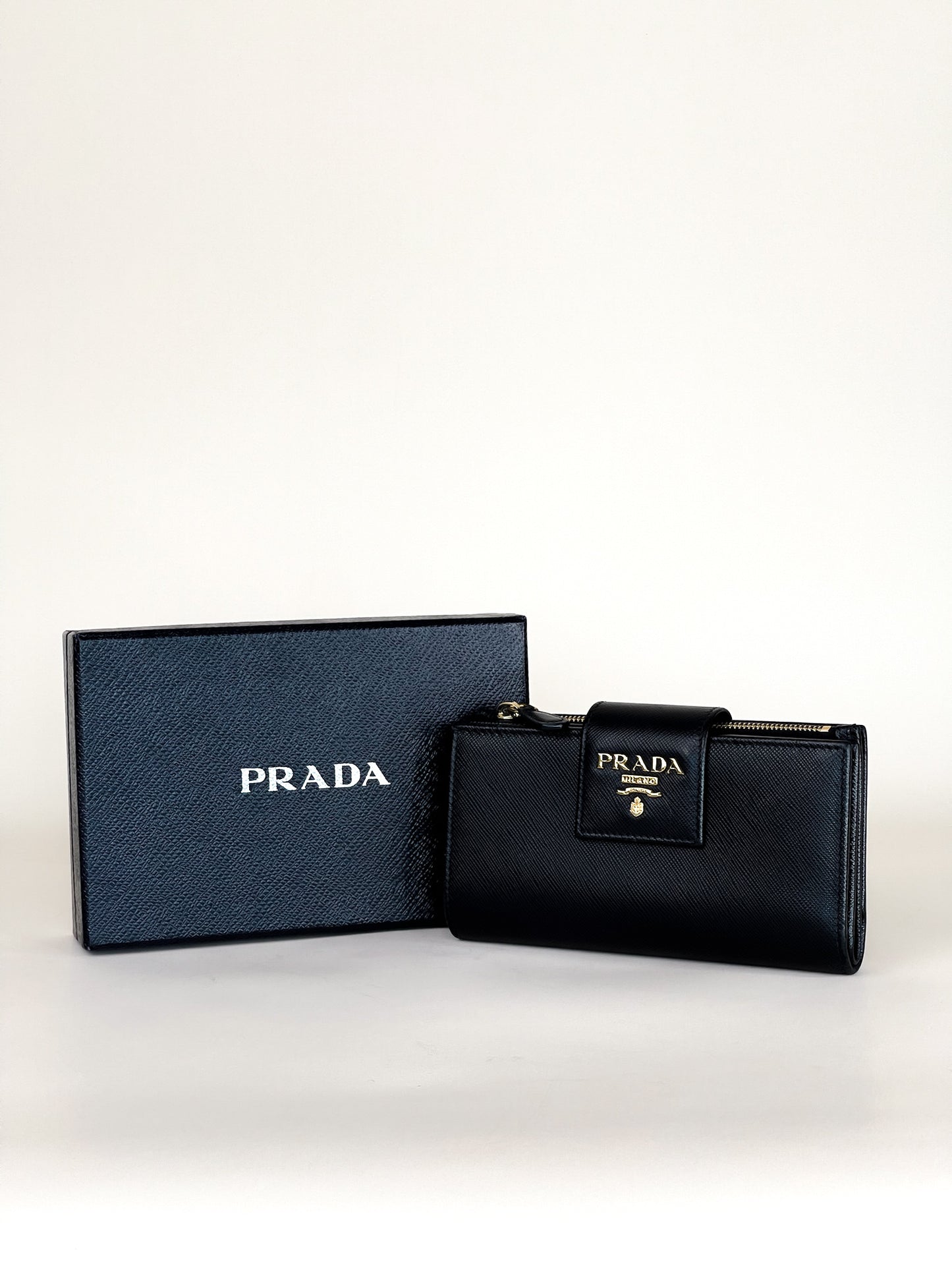 Prada Saffiano Leather Medium Wallet