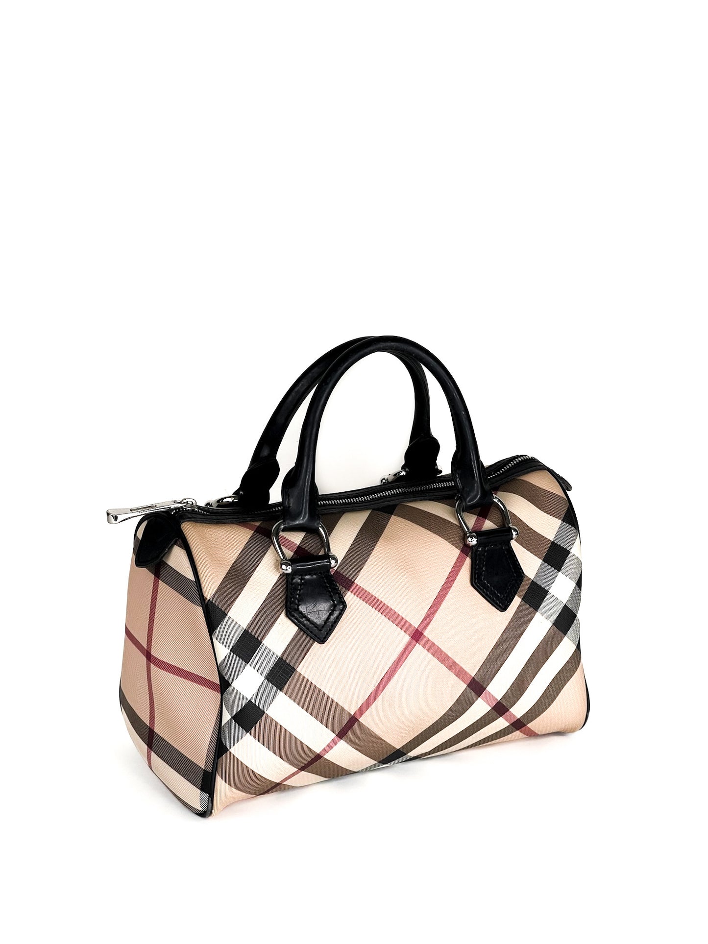 Burberry Nova Check Boston Bag