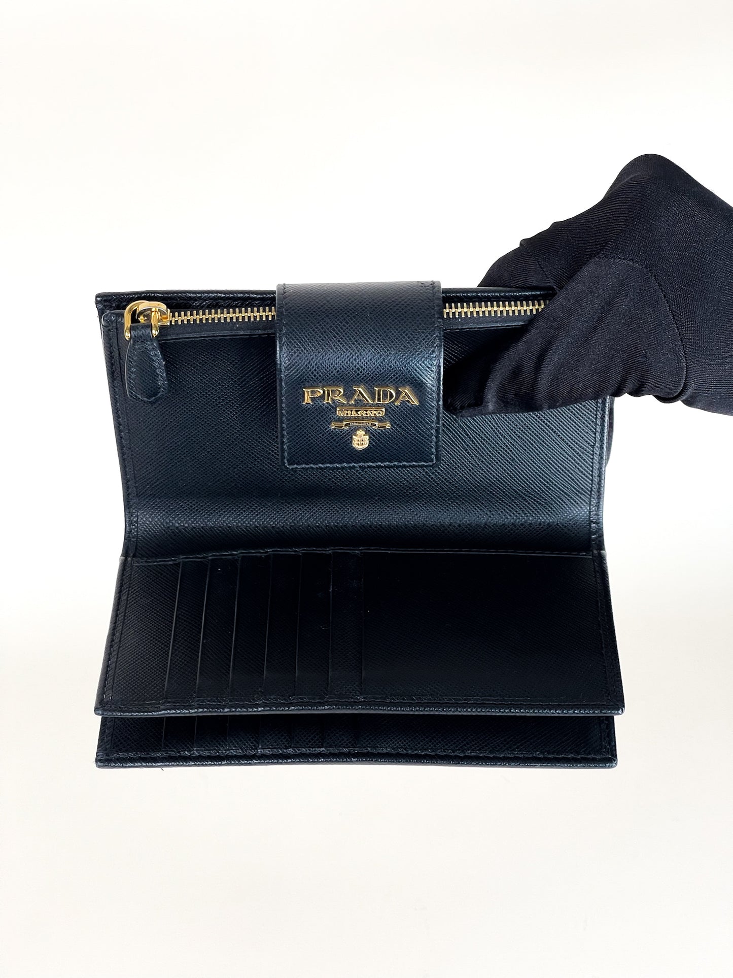 Prada Saffiano Leather Medium Wallet