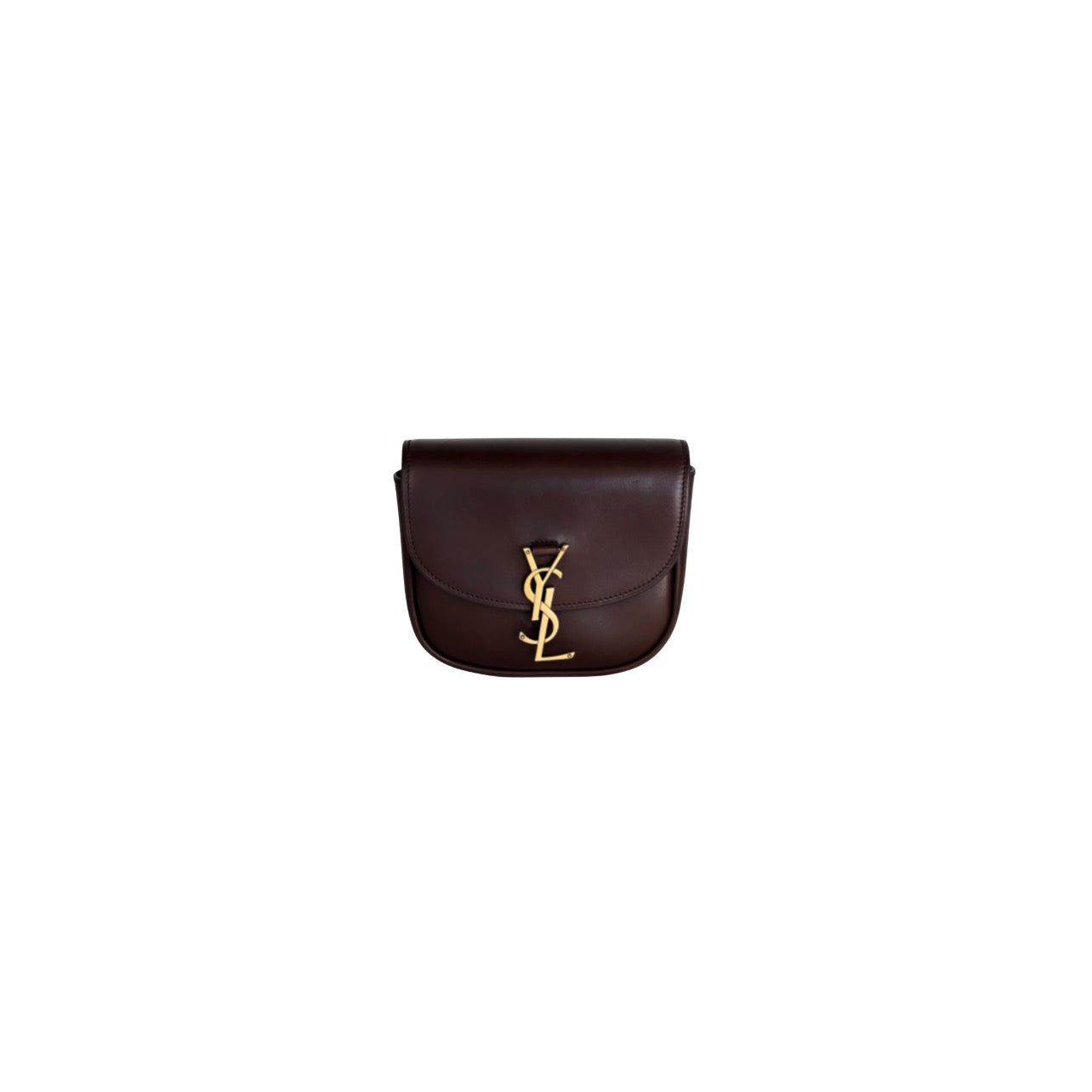 Saint Laurent Kaia Small Satchel Brown