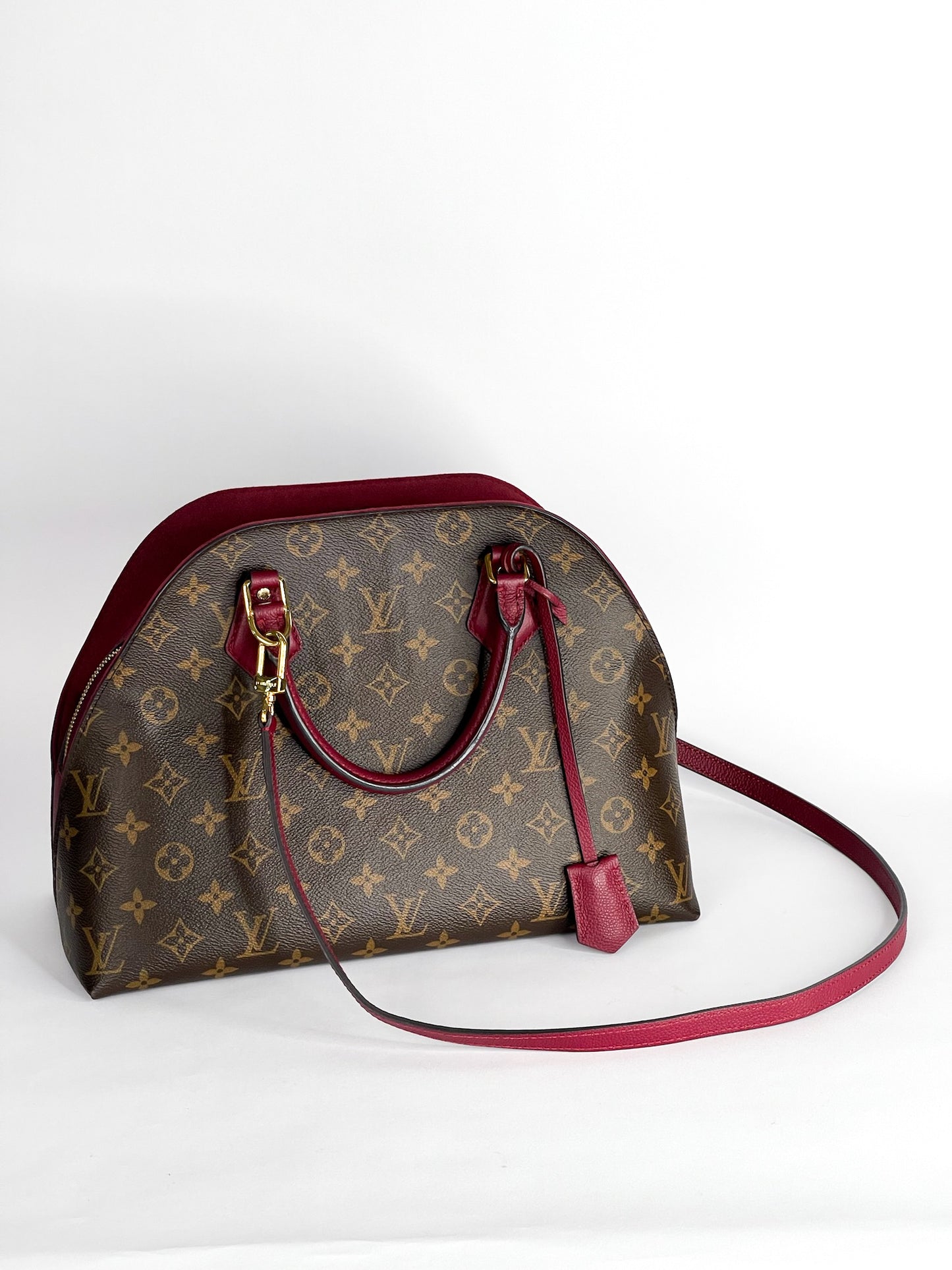 Louis Vuitton Burgundy Monogram Canvas Alma B'N'B Bag