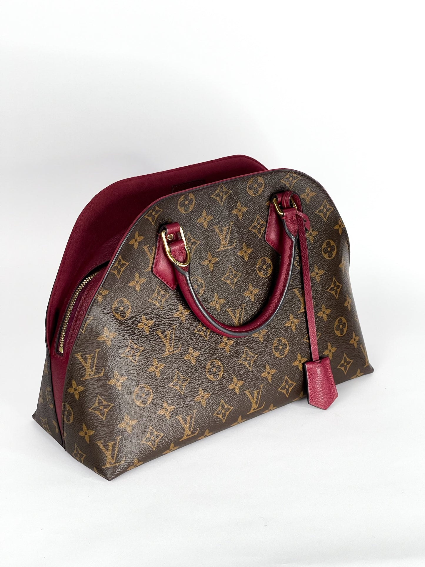 Louis Vuitton Burgundy Monogram Canvas Alma B'N'B Bag