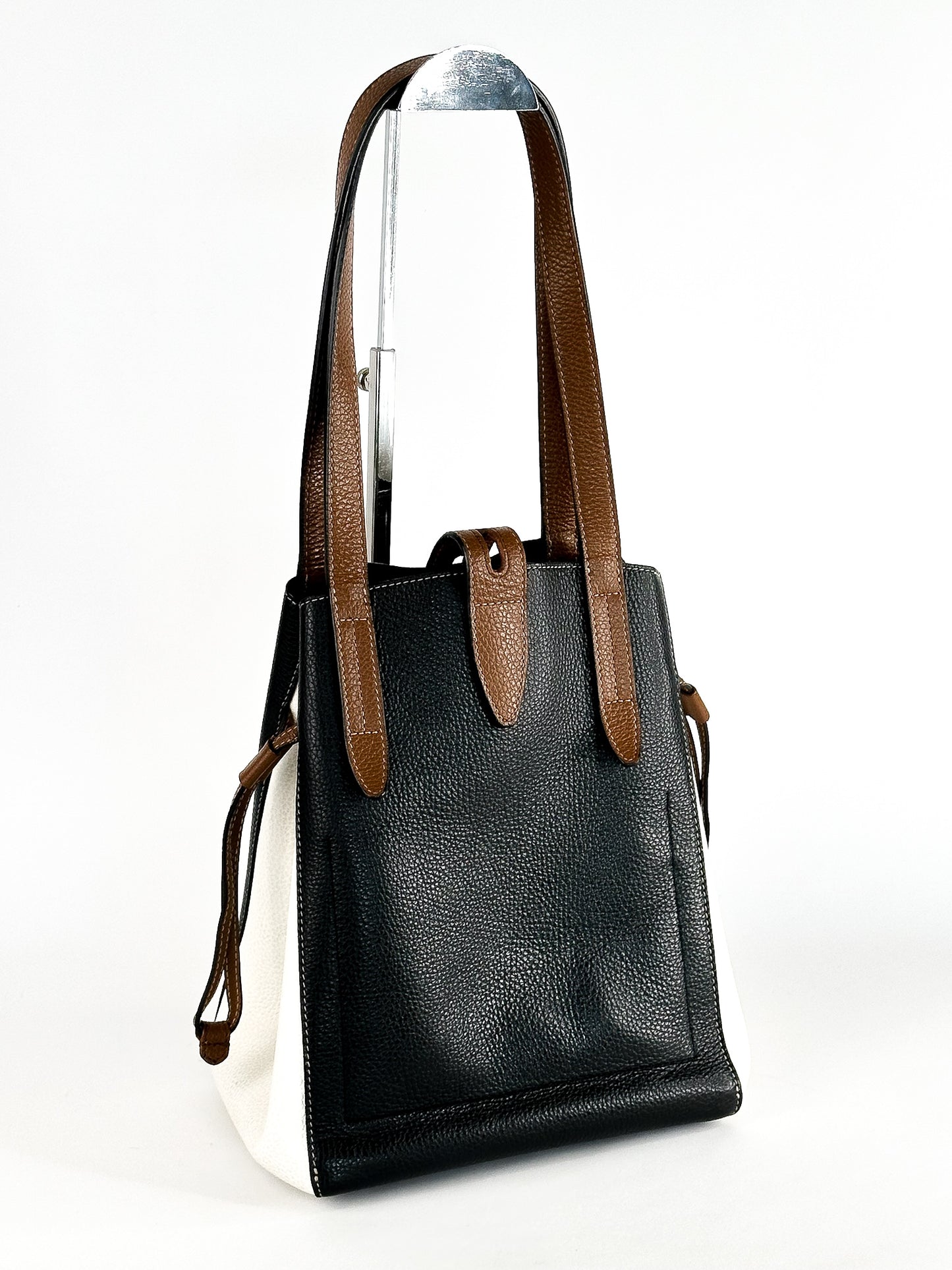 Furla Tote Pebbled Leather Color-block