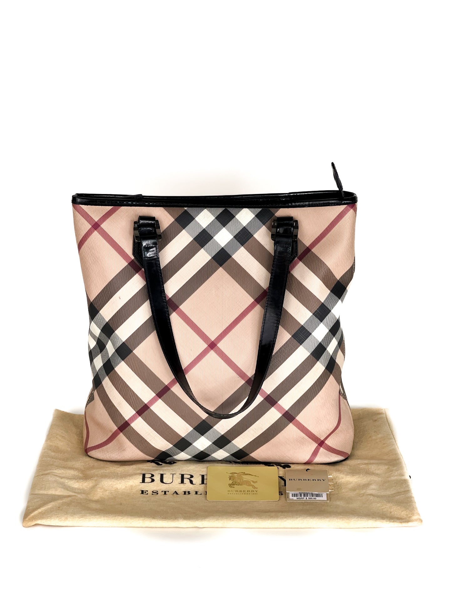 Burberry Nova Check Tote Bag