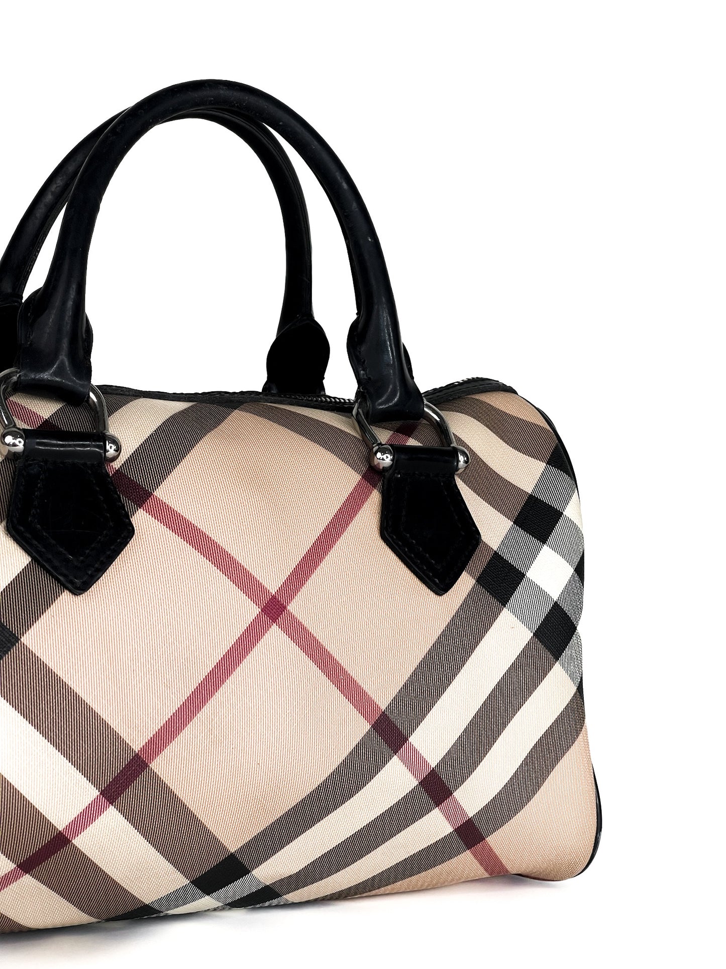 Burberry Nova Check Boston Bag