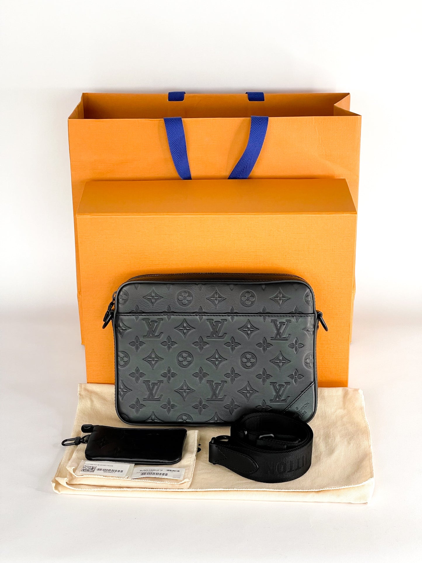 Louis Vuitton Duo Messenger Bag Monogram Shadow Leather