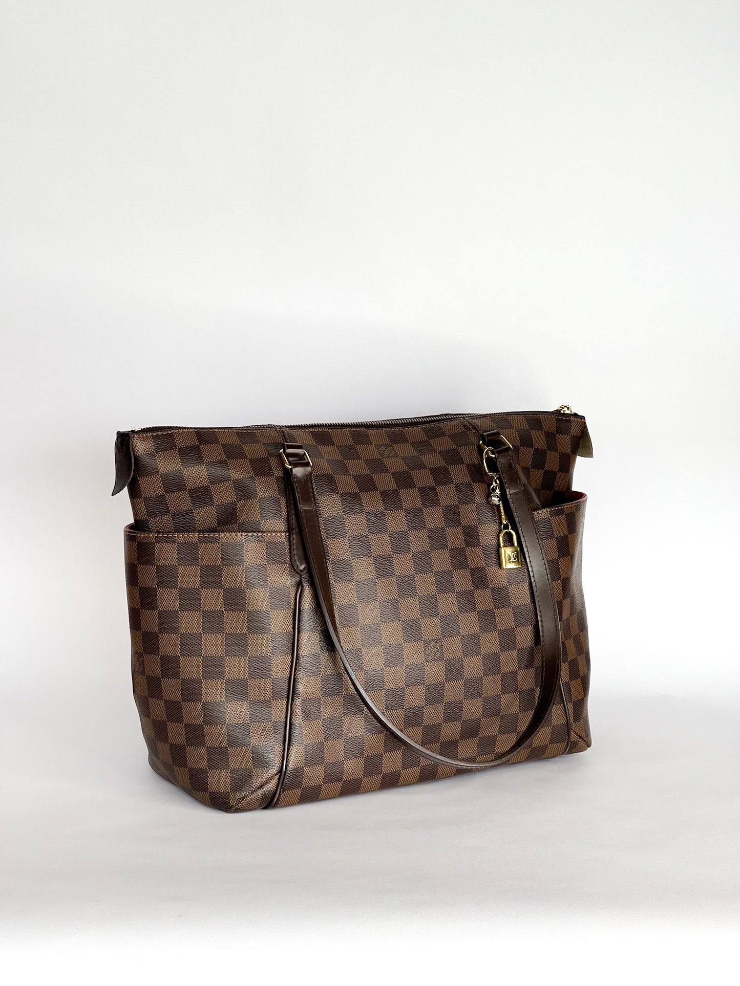 Louis Vuitton Damier Ebene Totally Mm Shoulder Bag