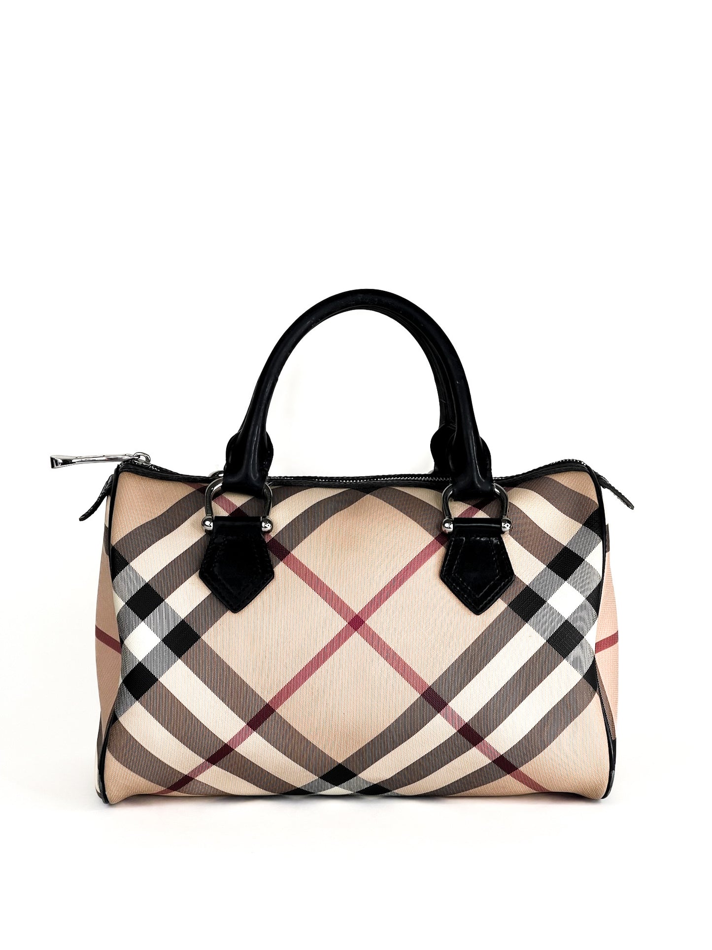 Burberry Nova Check Boston Bag