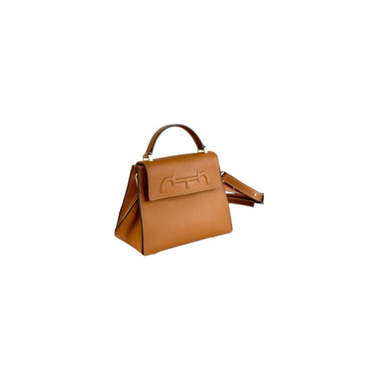 Carolina Herrera Doma Insignia Satchel Small in Cognac