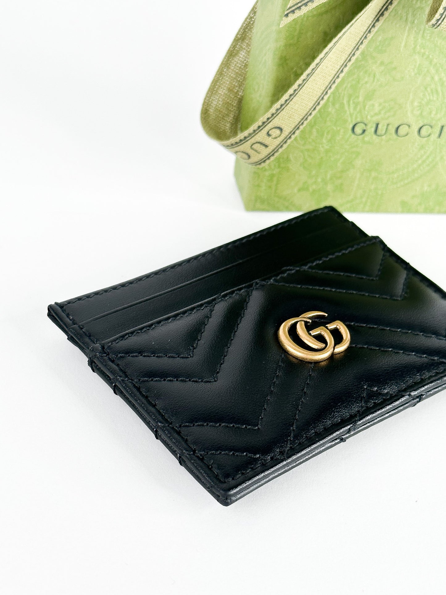 Gucci GG Marmont Leather Card Holder