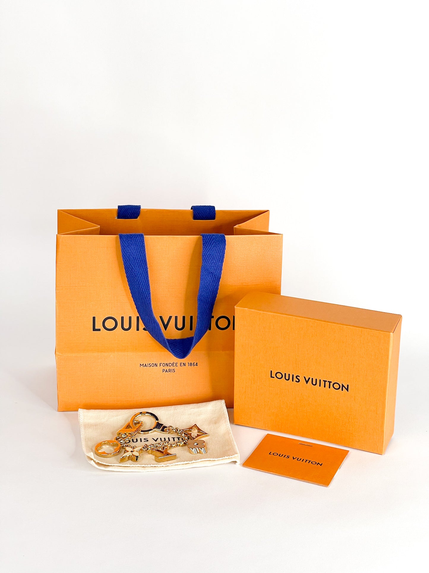 Louis Vuitton Bag Charm Chain Fleur De Monogram