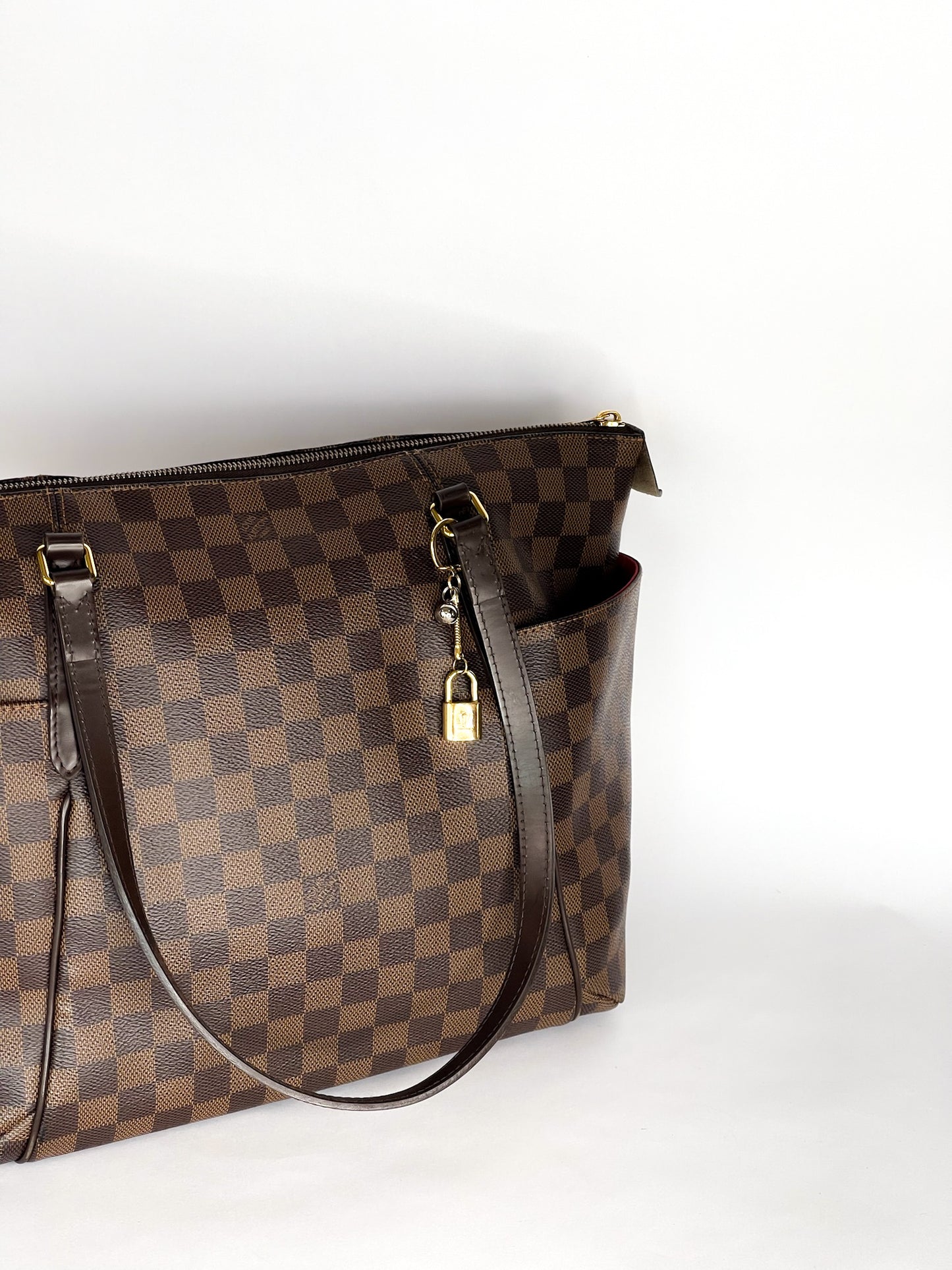 Louis Vuitton Damier Ebene Totally Mm Shoulder Bag