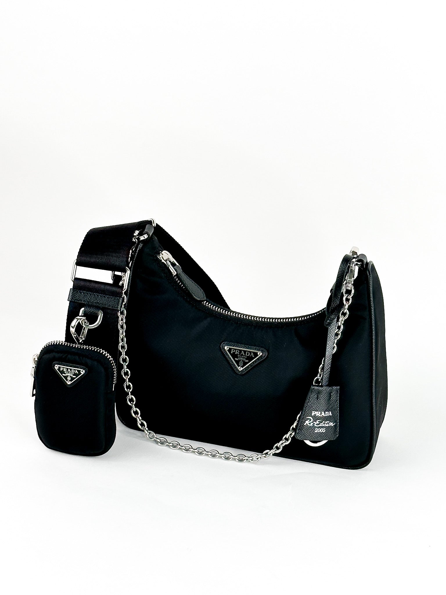 Prada Re Edition Nylon Multi Pochette Luxury Lane