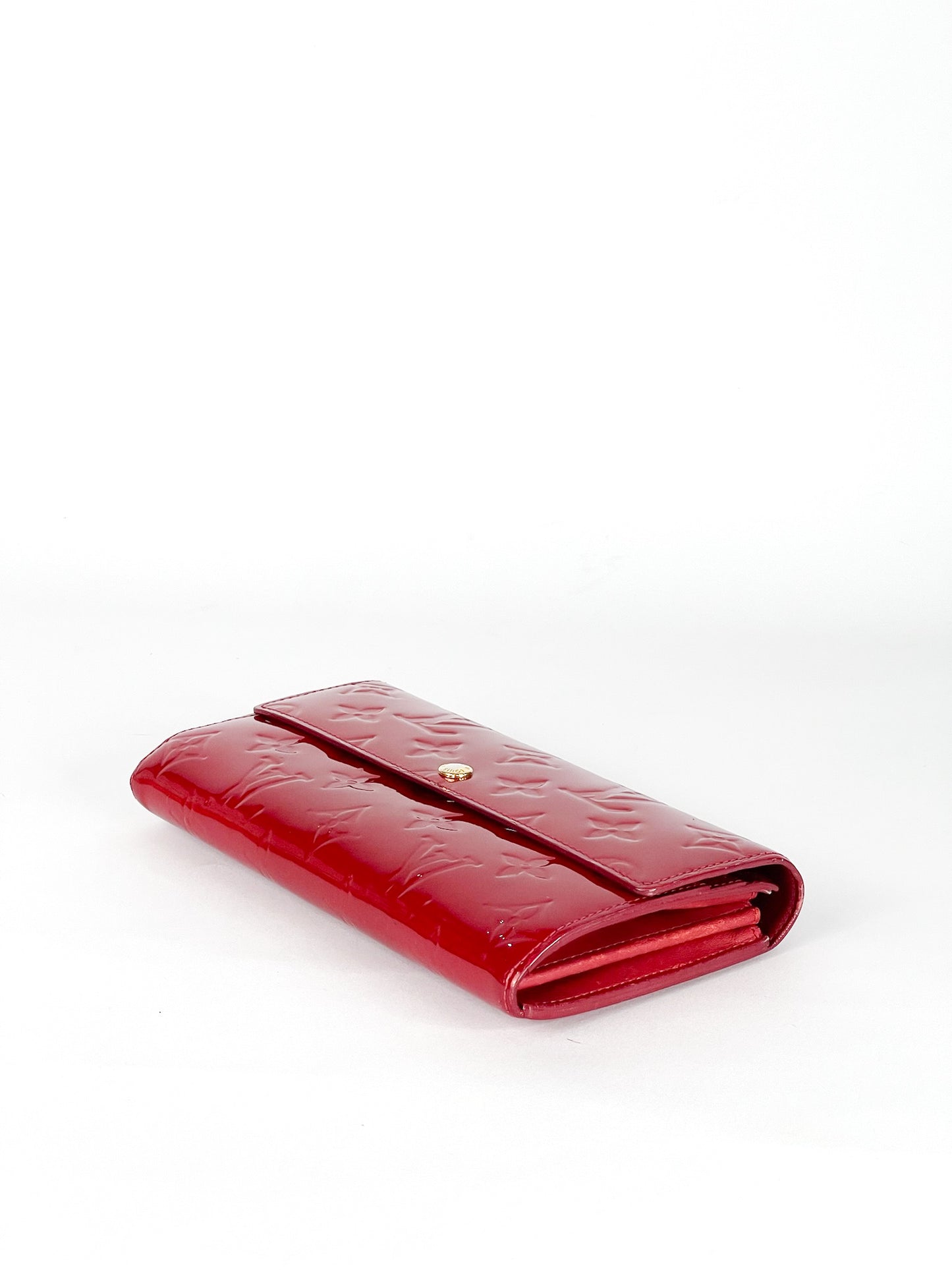 Louis Vuitton Vernis Sarah Wallet Long Wallet