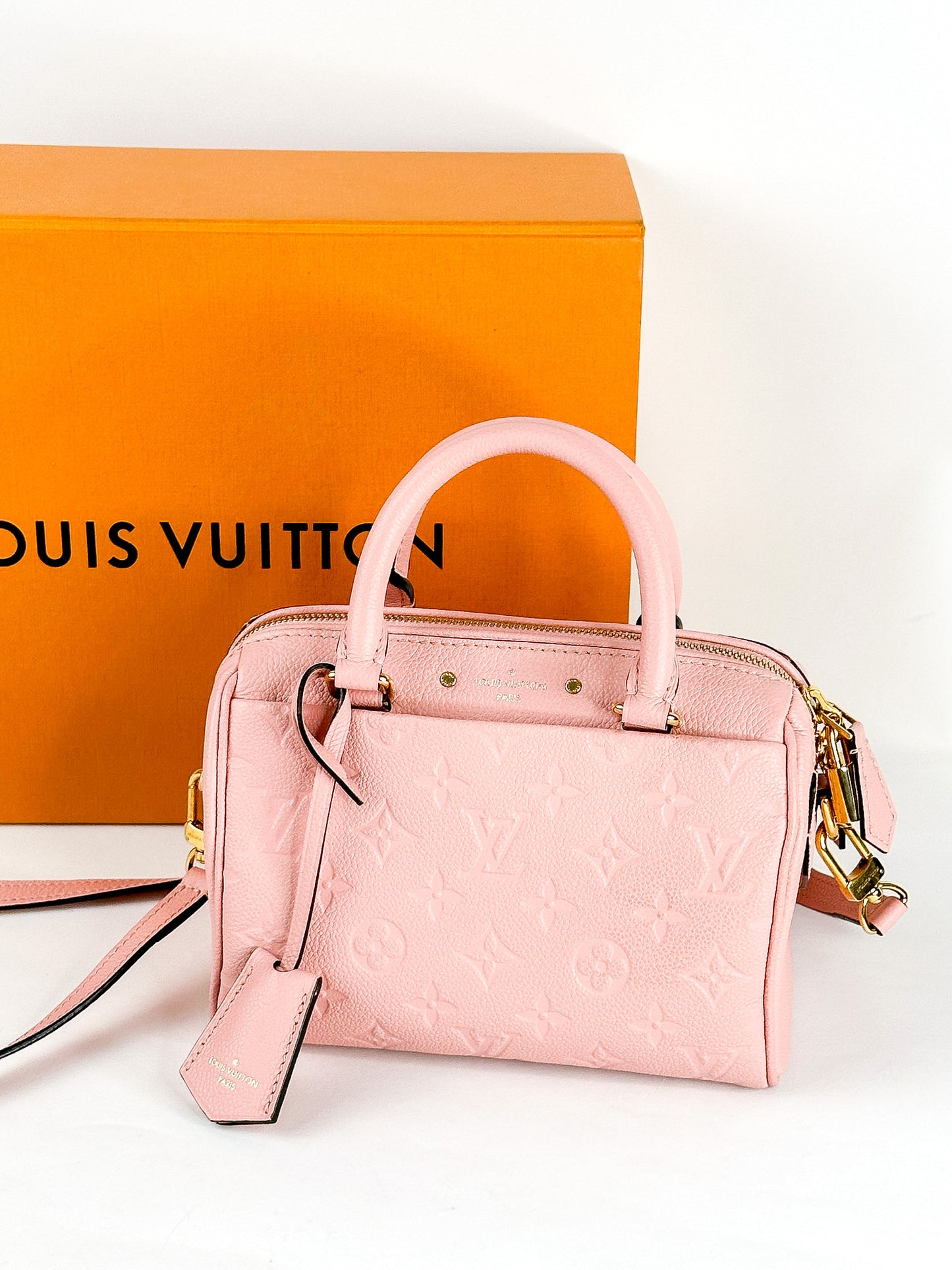 Louis Vuitton Speedy 20 Empreinte Pink