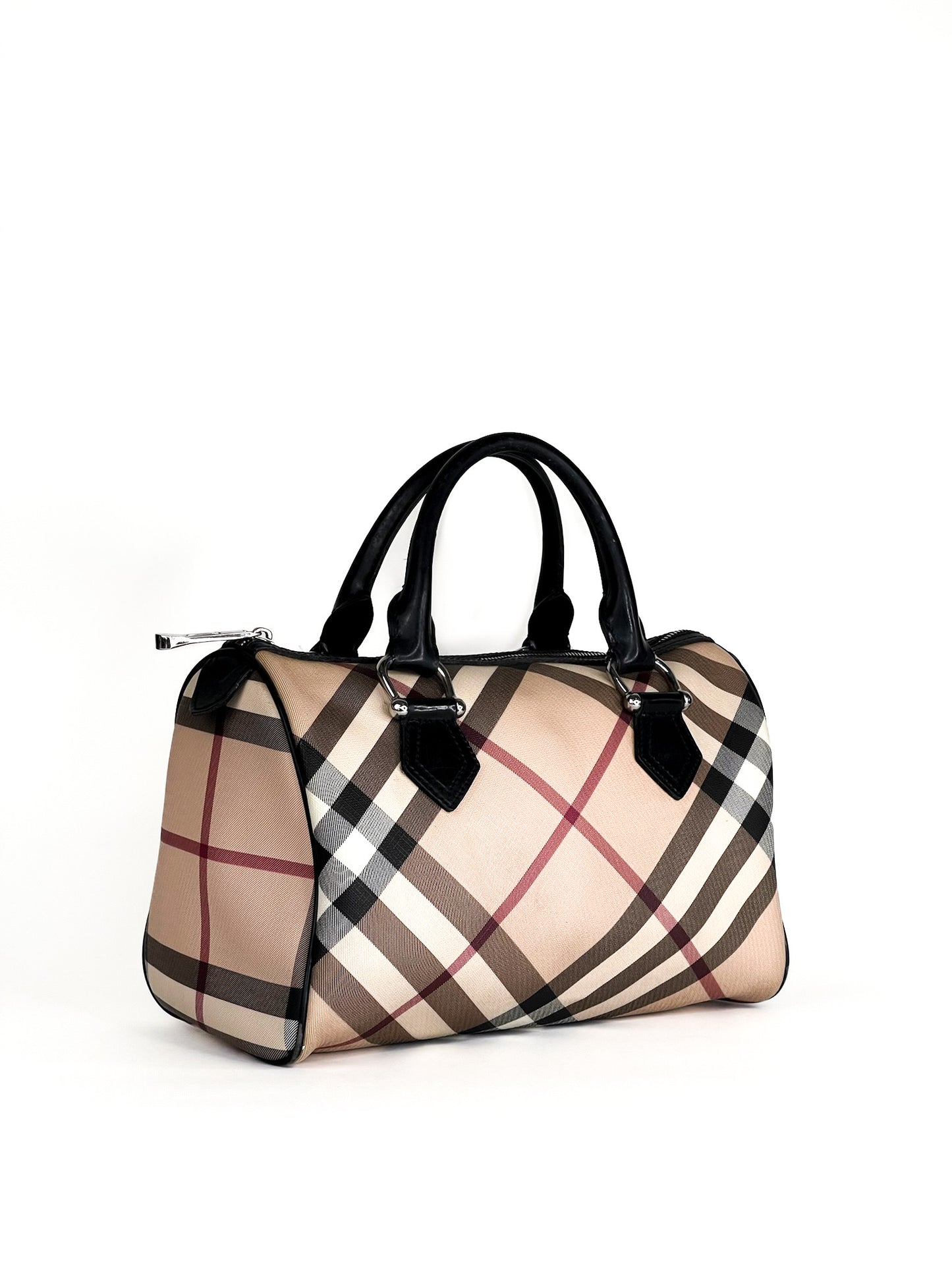 Burberry Nova Check Boston Bag