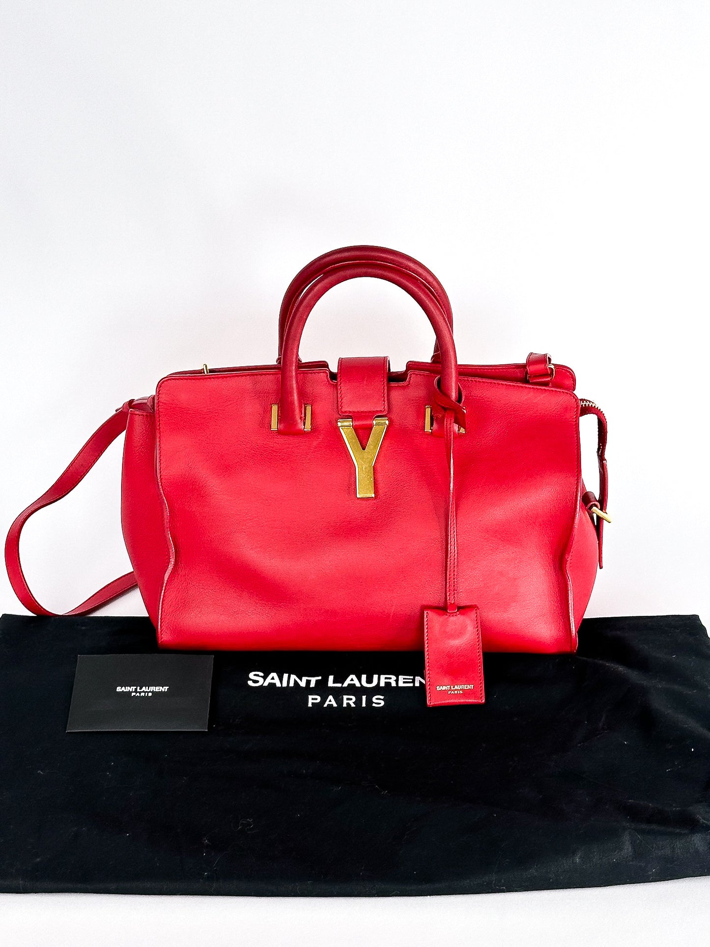 Saint Laurent Classic Y Cabas Leather Small