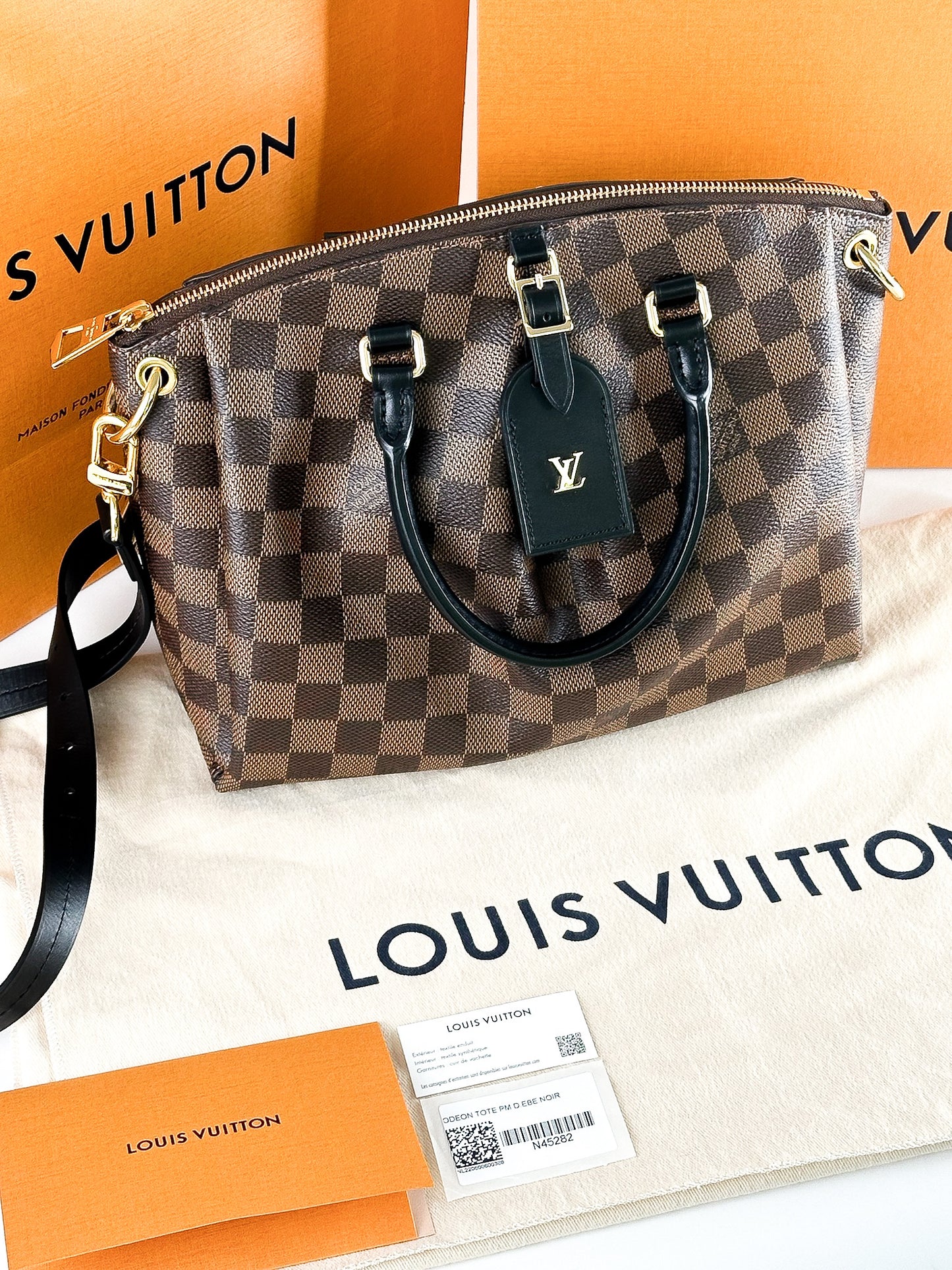 Louis Vuitton Odeon PM Tote Damier Ebene