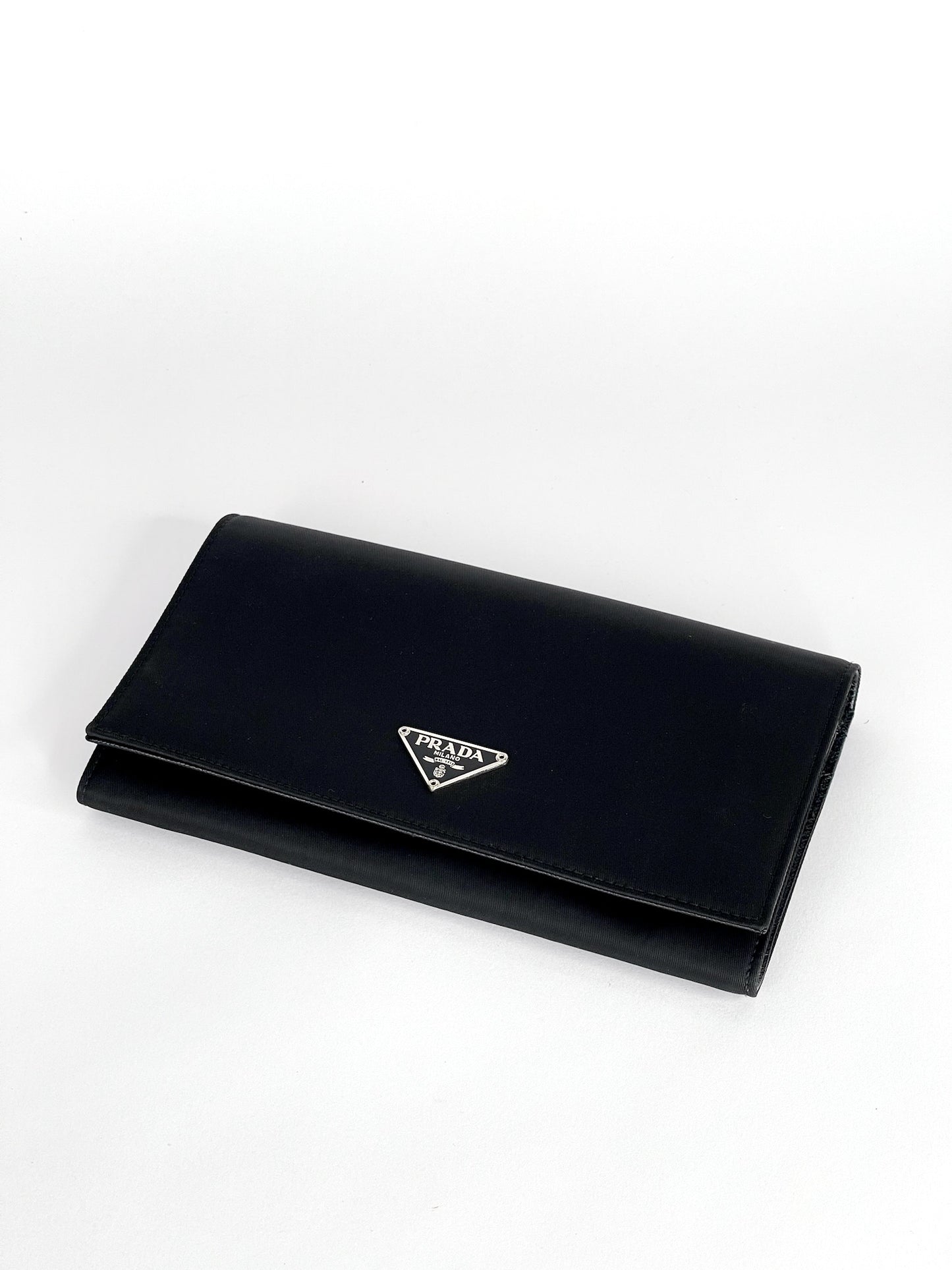 Prada Tessuto Nylon Long Wallet