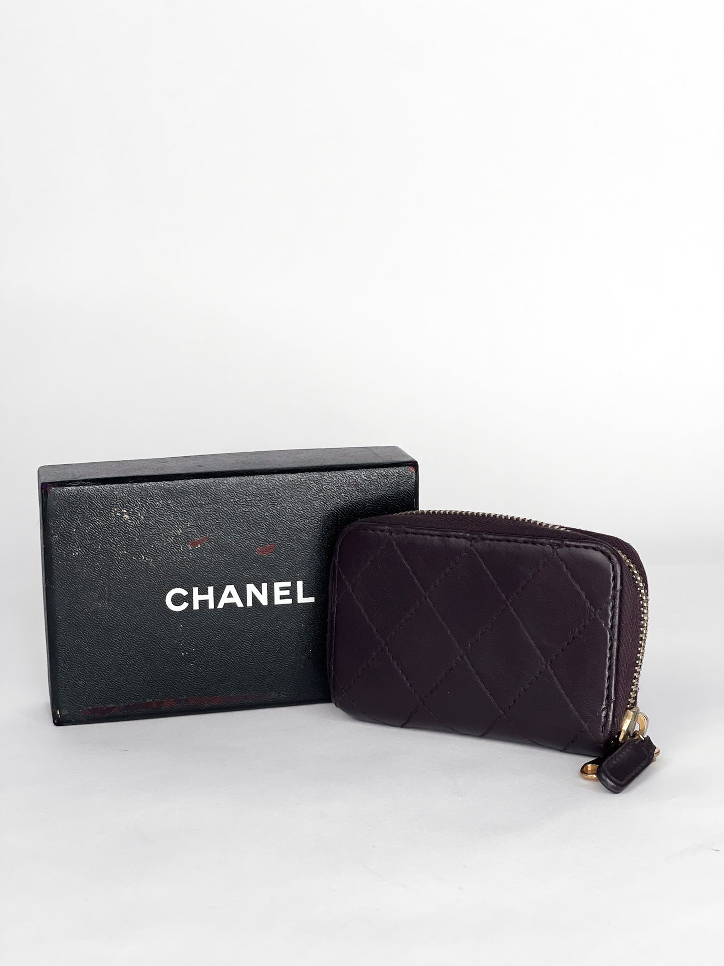 Chanel Zip Coin Purse / Card Holder