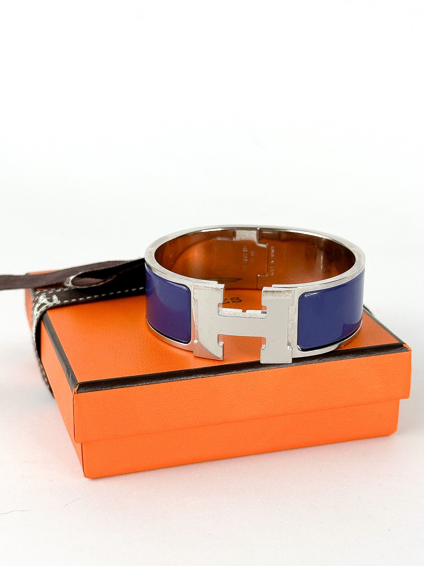 Hermes Enamel Clic Clac H Bracelet