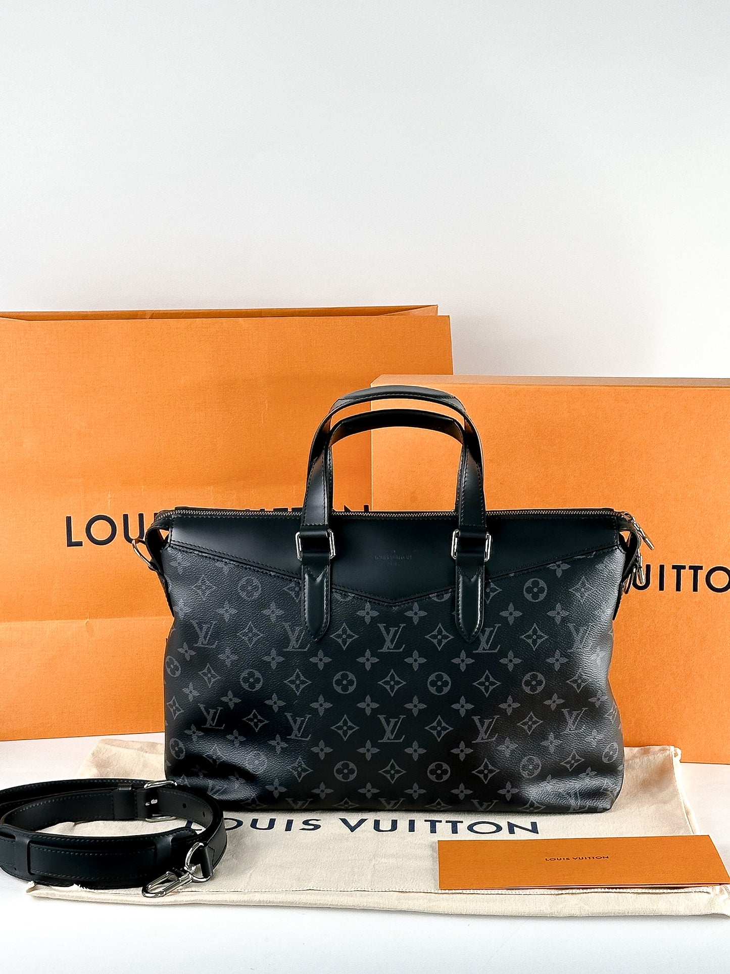 Louis Vuitton Monogram Eclipse Explorer Briefcase