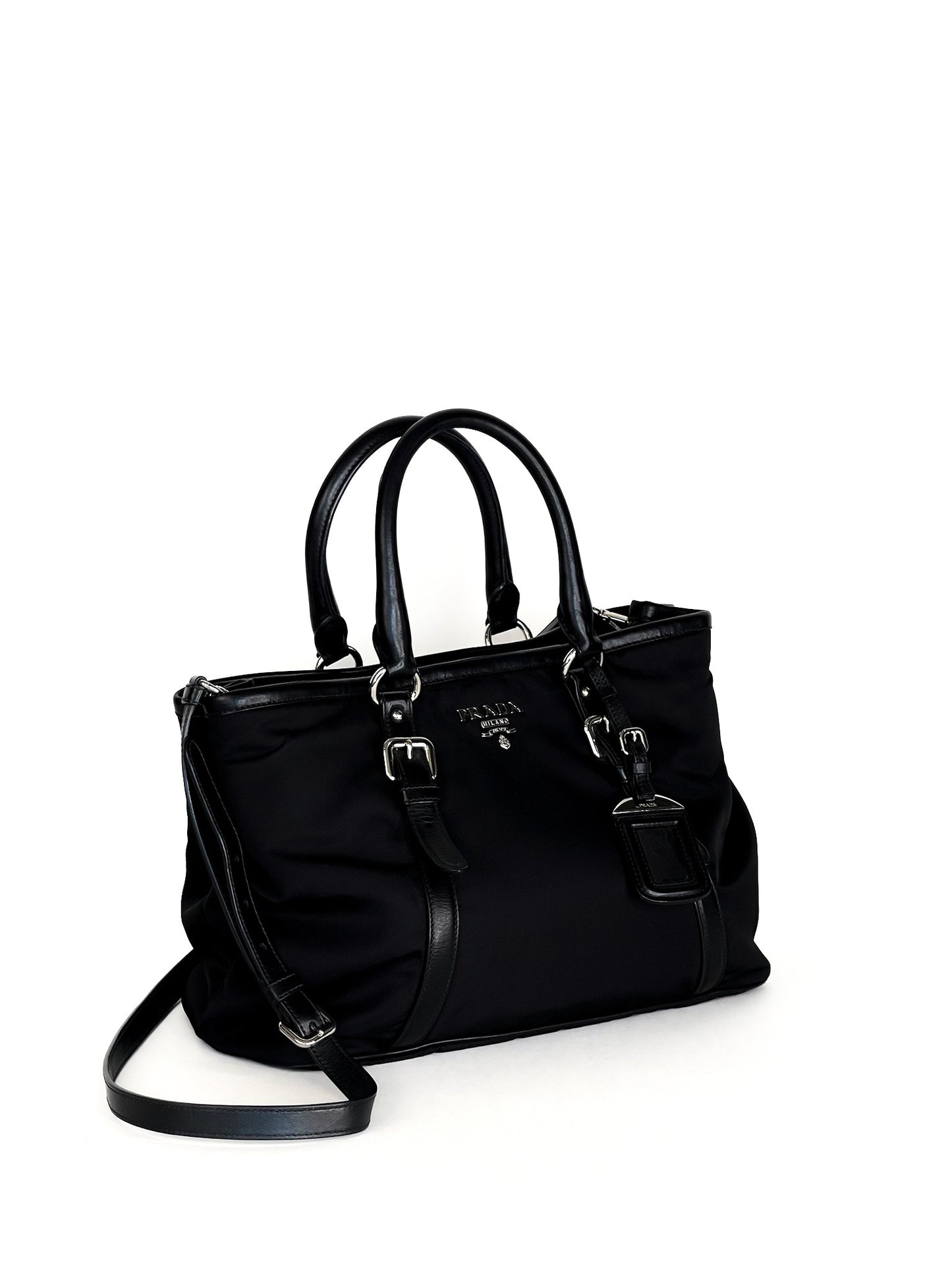 Prada Tessuto Nylon Two Way Bag