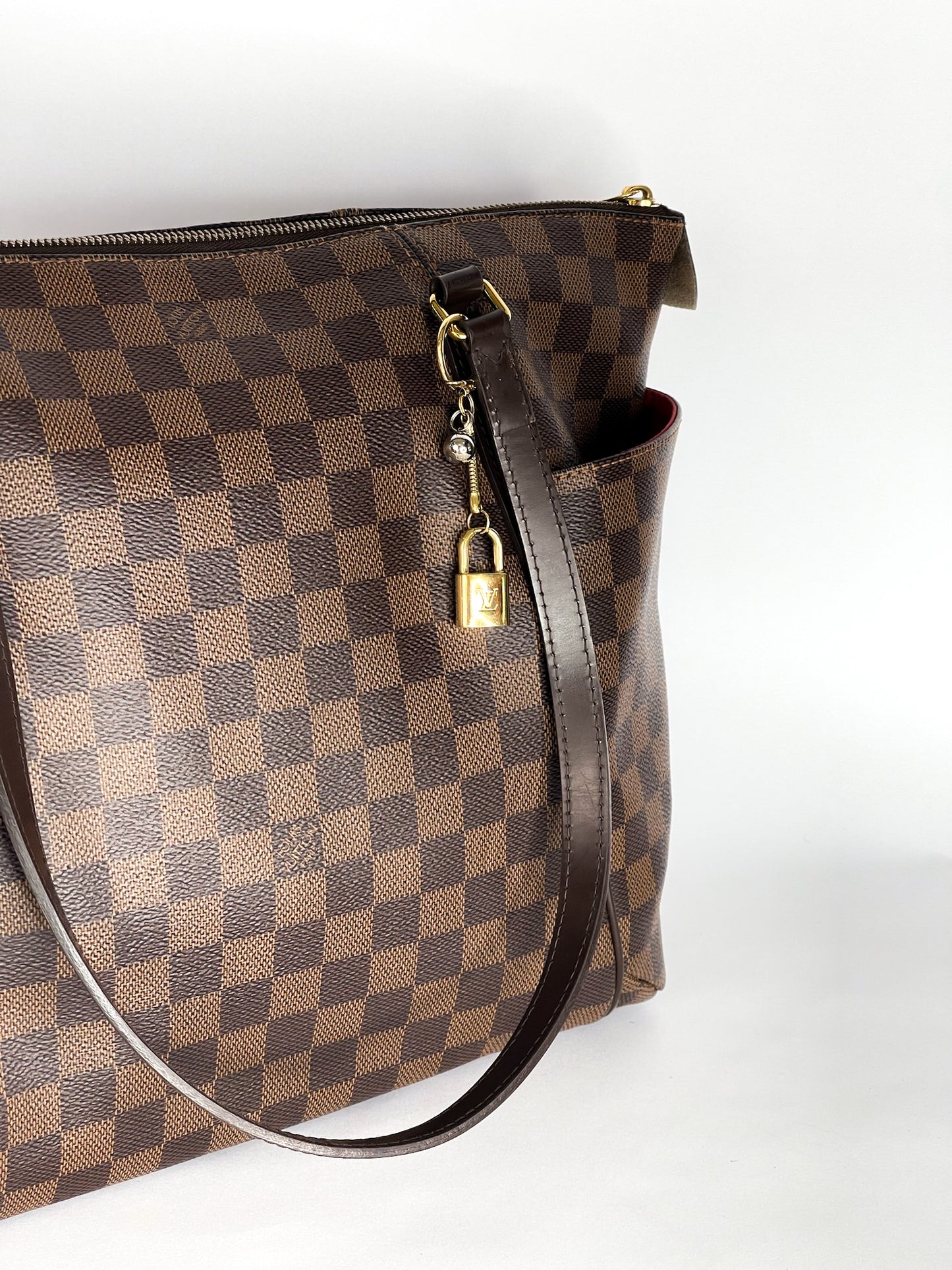 Louis Vuitton Damier Ebene Totally Mm Shoulder Bag