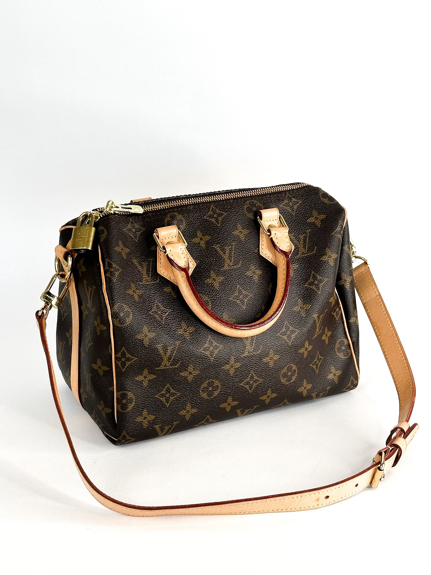 Louis Vuitton Monogram Speedy Bandouliere 25