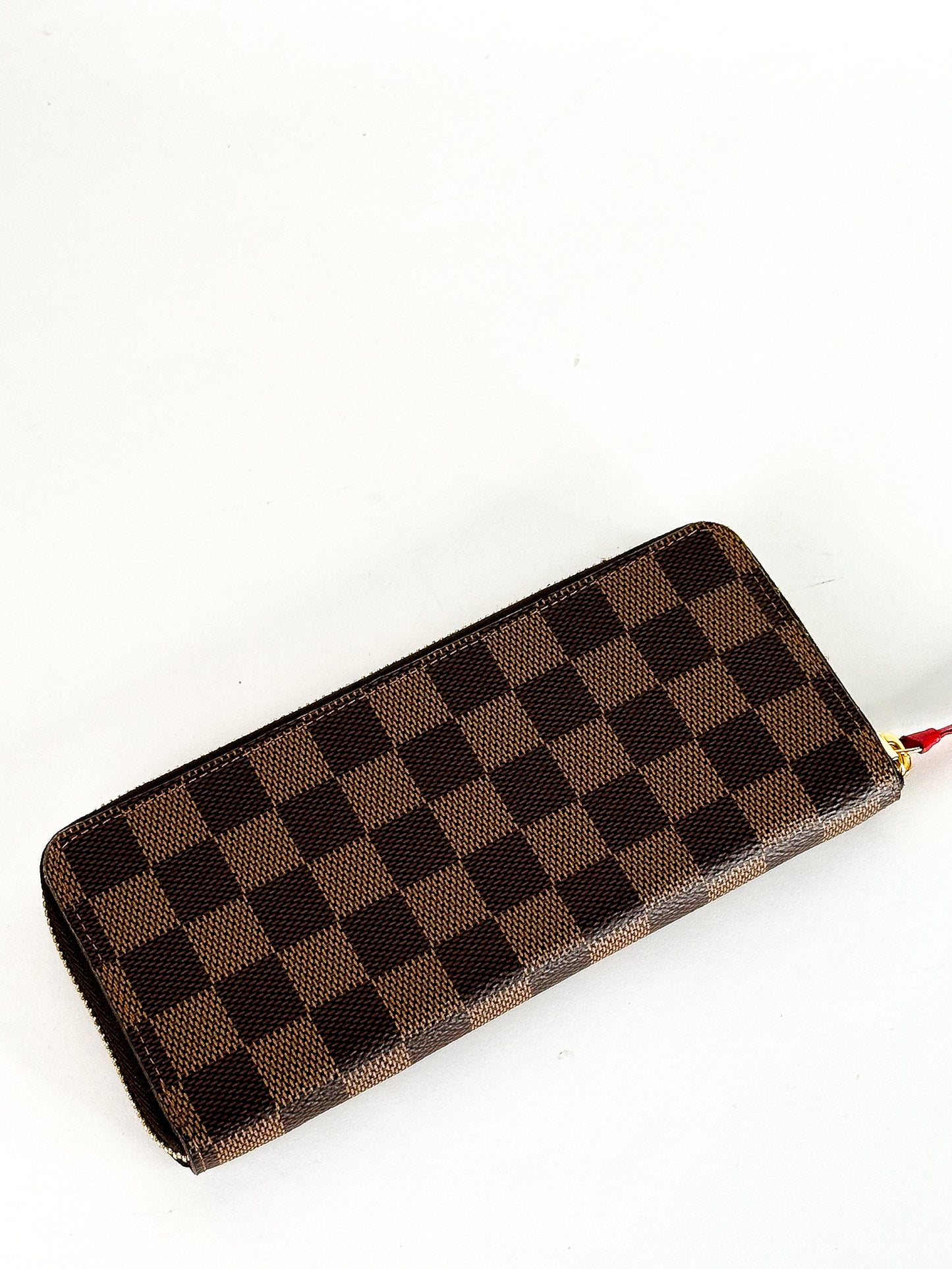 Louis Vuitton Clemence Damier Ebene Wallet