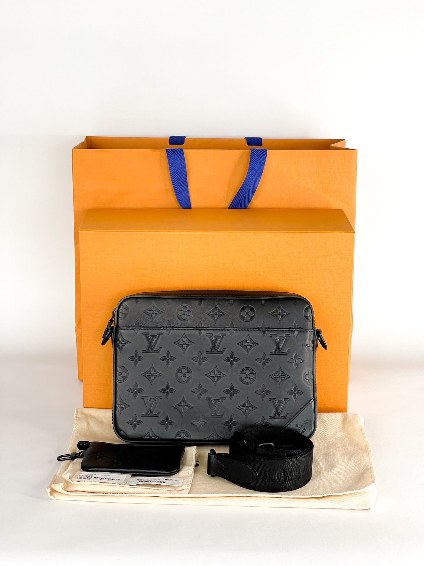 Louis Vuitton Duo Messenger Bag Monogram Shadow Leather