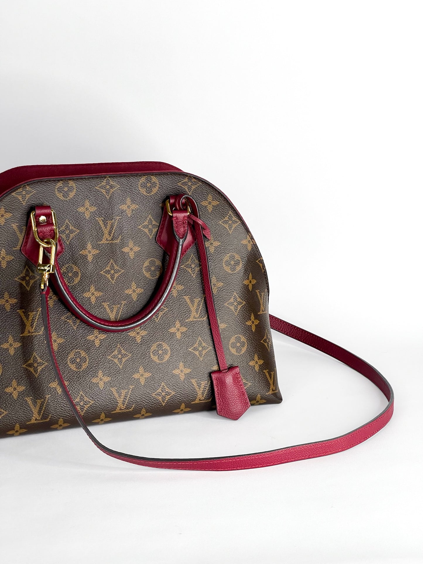 Louis Vuitton Burgundy Monogram Canvas Alma B'N'B Bag