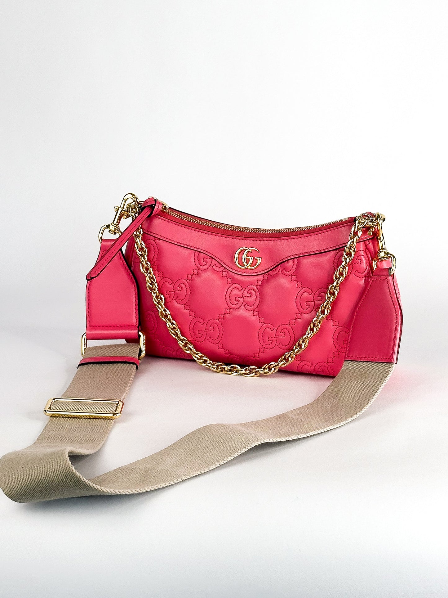 Gucci Chain Matelasse Leather Bag