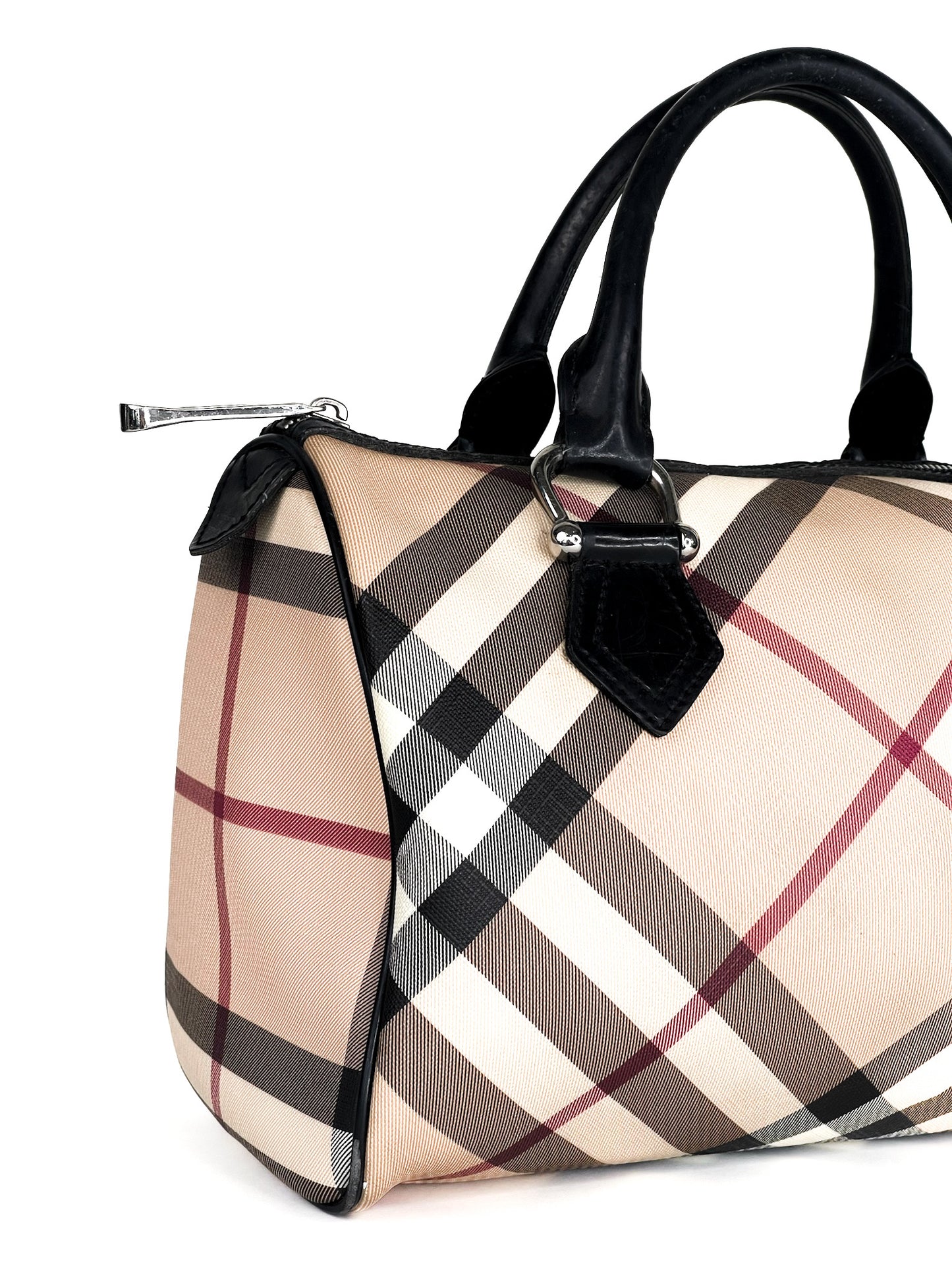 Burberry Nova Check Boston Bag