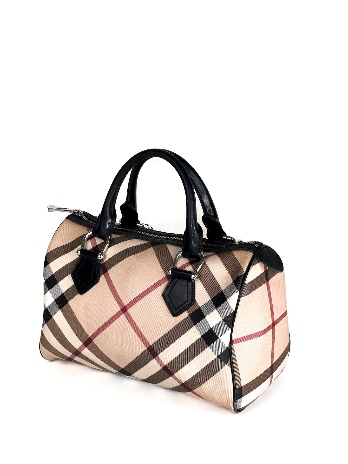 Burberry Nova Check Boston Bag