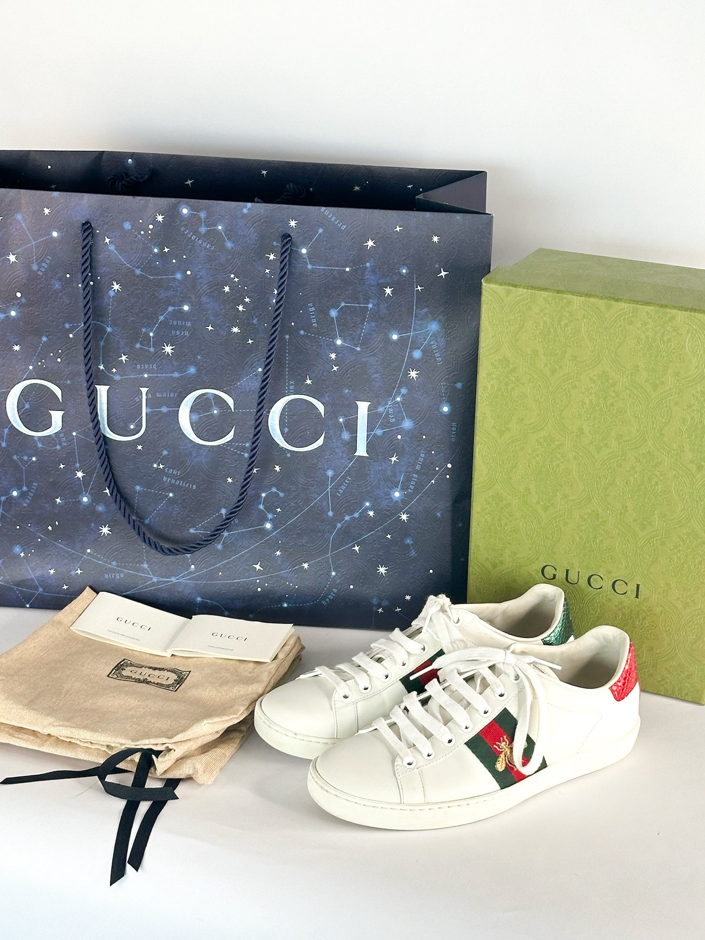 Gucci Ace Sneakers Women Size 38