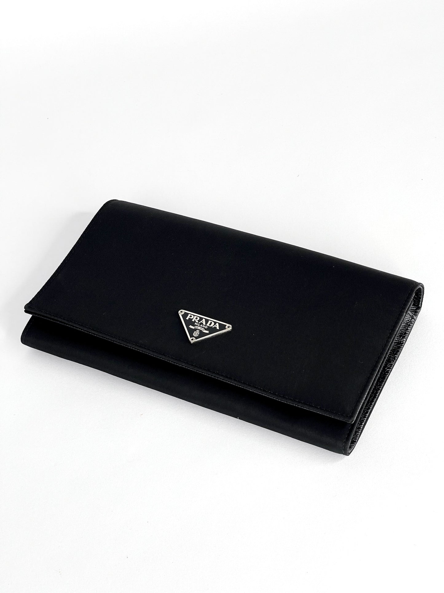 Prada Tessuto Nylon Long Wallet