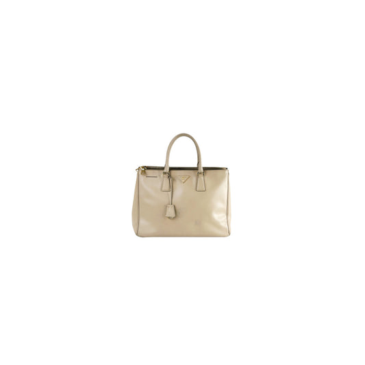 Prada Galleria Saffiano Leather Taupe